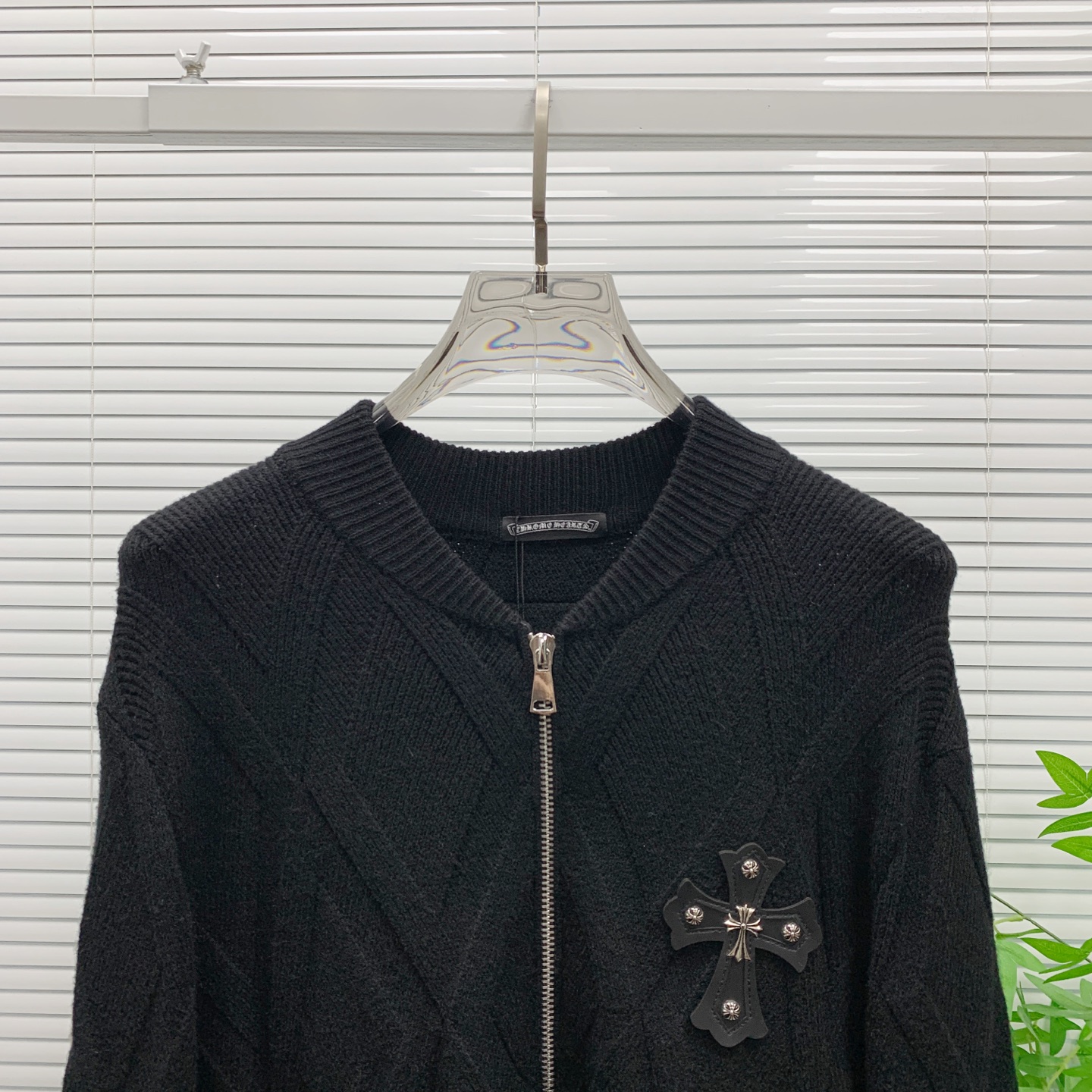 Chrome Hearts Jeans Wool Black Loose Fit S-m-l-xl-175140
