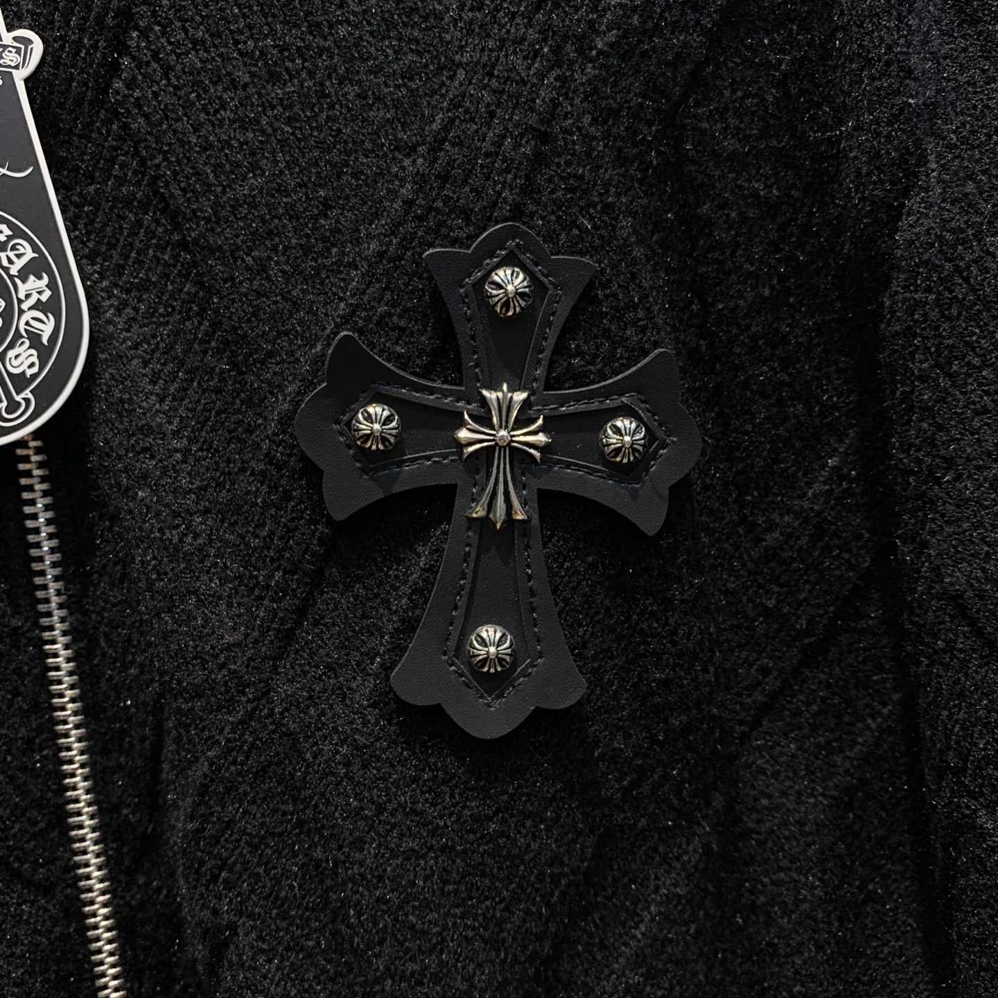 Chrome Hearts Jeans Wool Black Loose Fit S-m-l-xl-175140