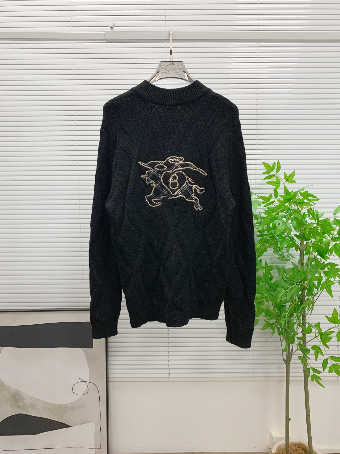 Burberry Jeans Wool Black Loose Fit S-m-l-xl-175140
