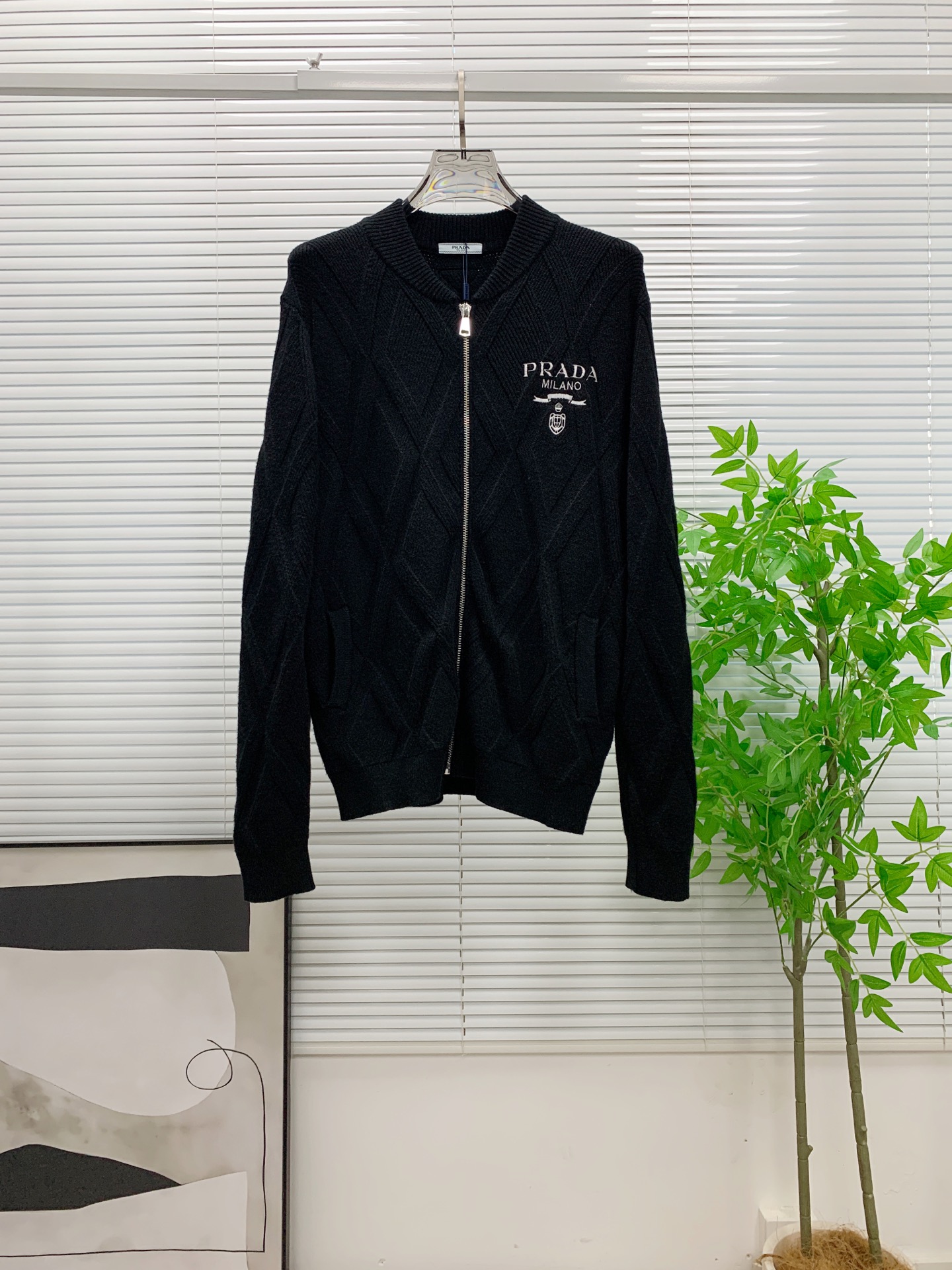 Prada Jeans Wool Black Loose Fit S-m-l-xl-175140
