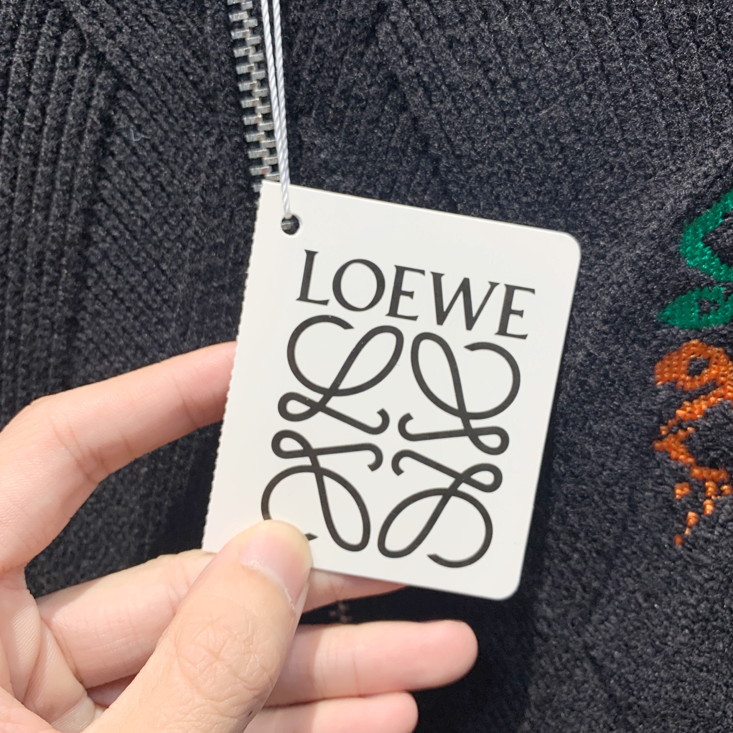 Loewe Jeans Wool Black Loose Fit S-m-l-xl-175140