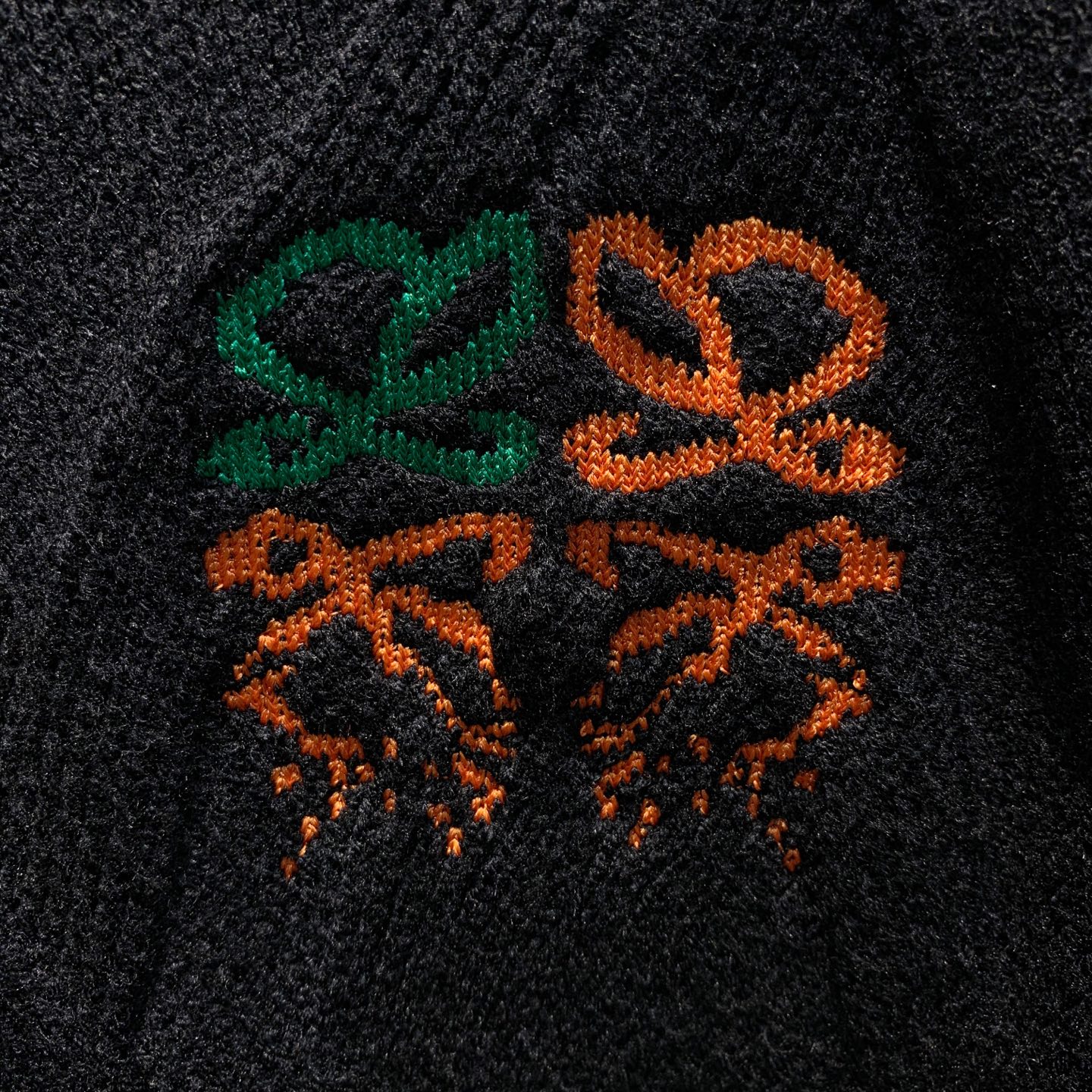 Loewe Jeans Wool Black Loose Fit S-m-l-xl-175140