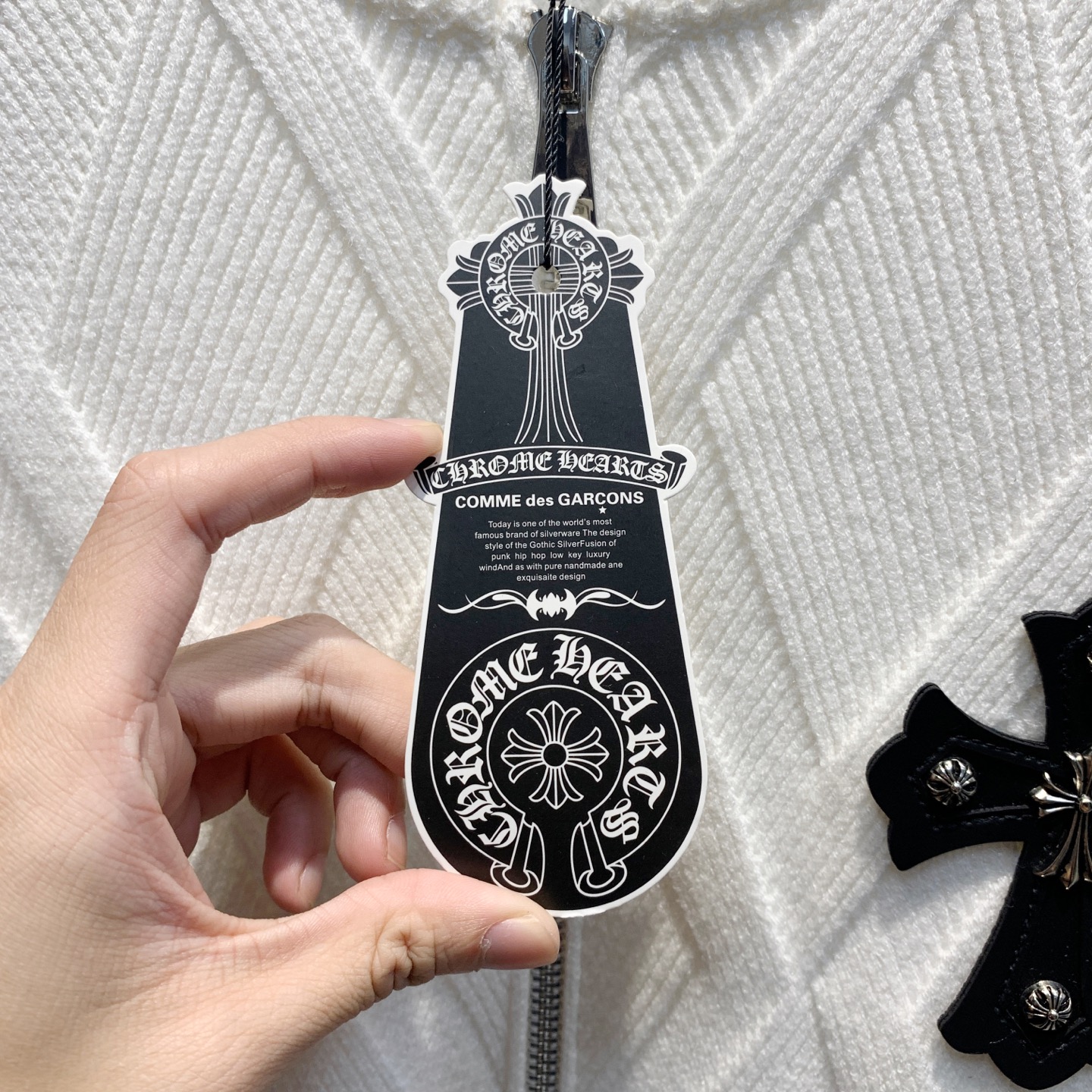 Chrome Hearts Jeans Wool Black Loose Fit M-l-xl-175140