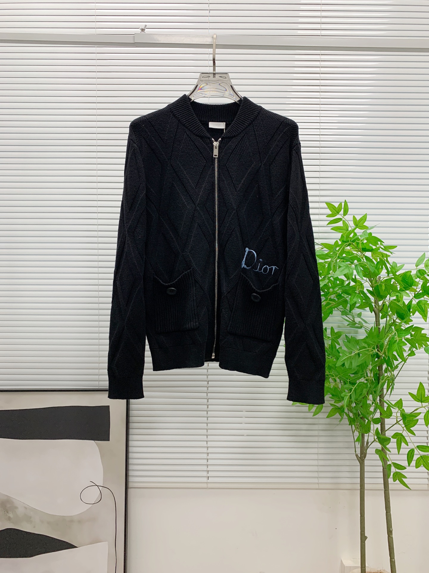 Dior Jeans Wool Black Loose Fit M-l-xl-175140