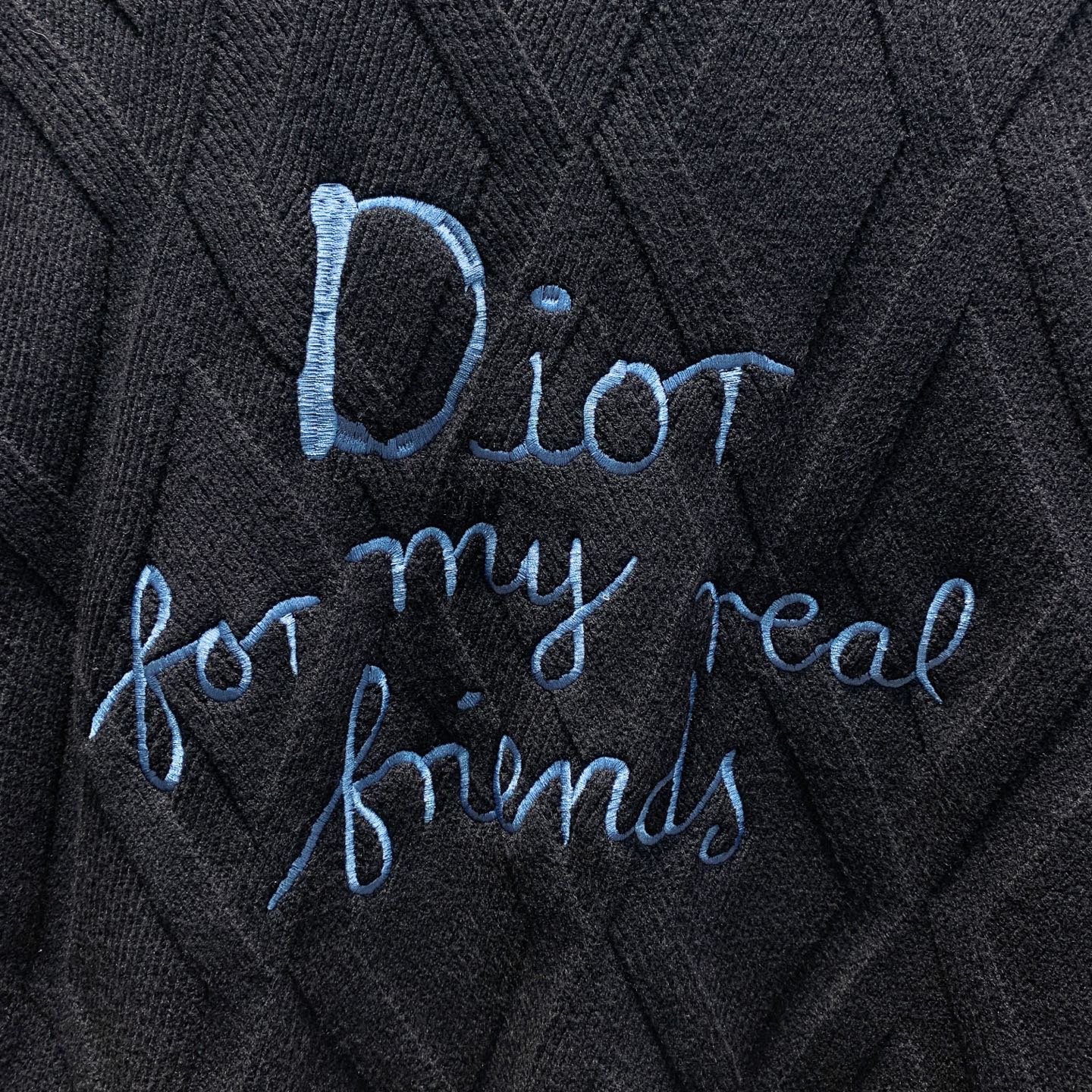 Dior Jeans Wool Black Loose Fit M-l-xl-175140