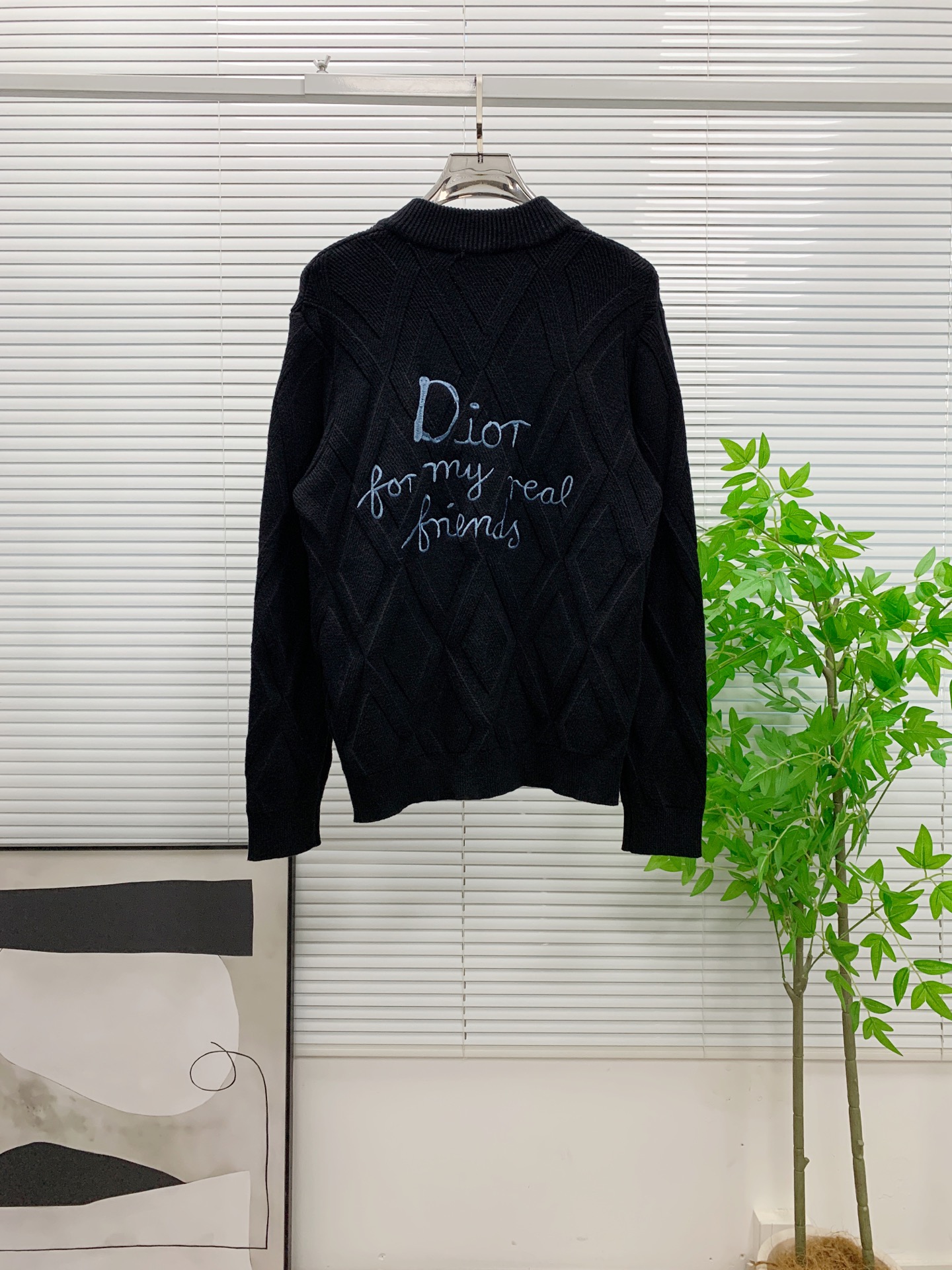Dior Jeans Wool Black Loose Fit M-l-xl-175140