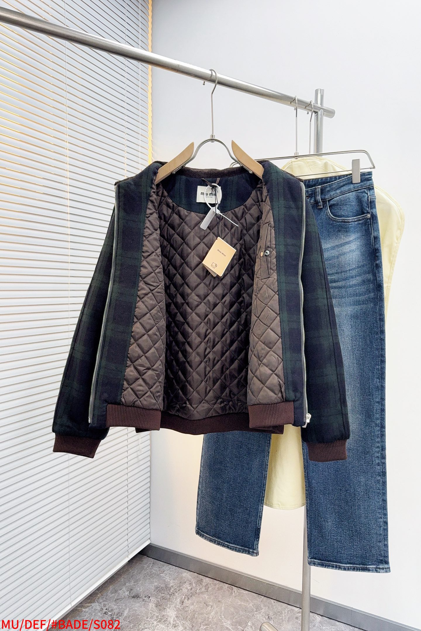 Miu Miu Jacket Cotton Loose Fit S-m
