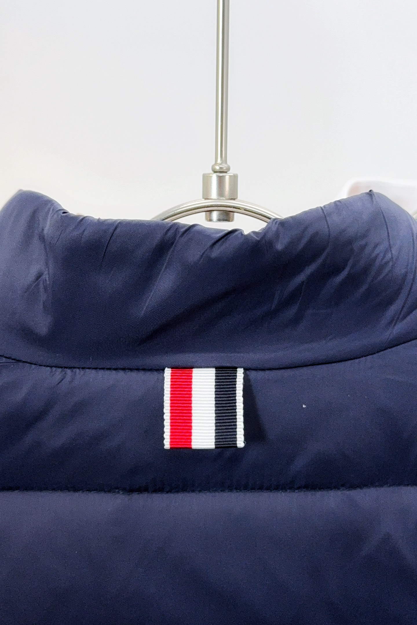 Thom Browne Vest White Duck Down Black S-234