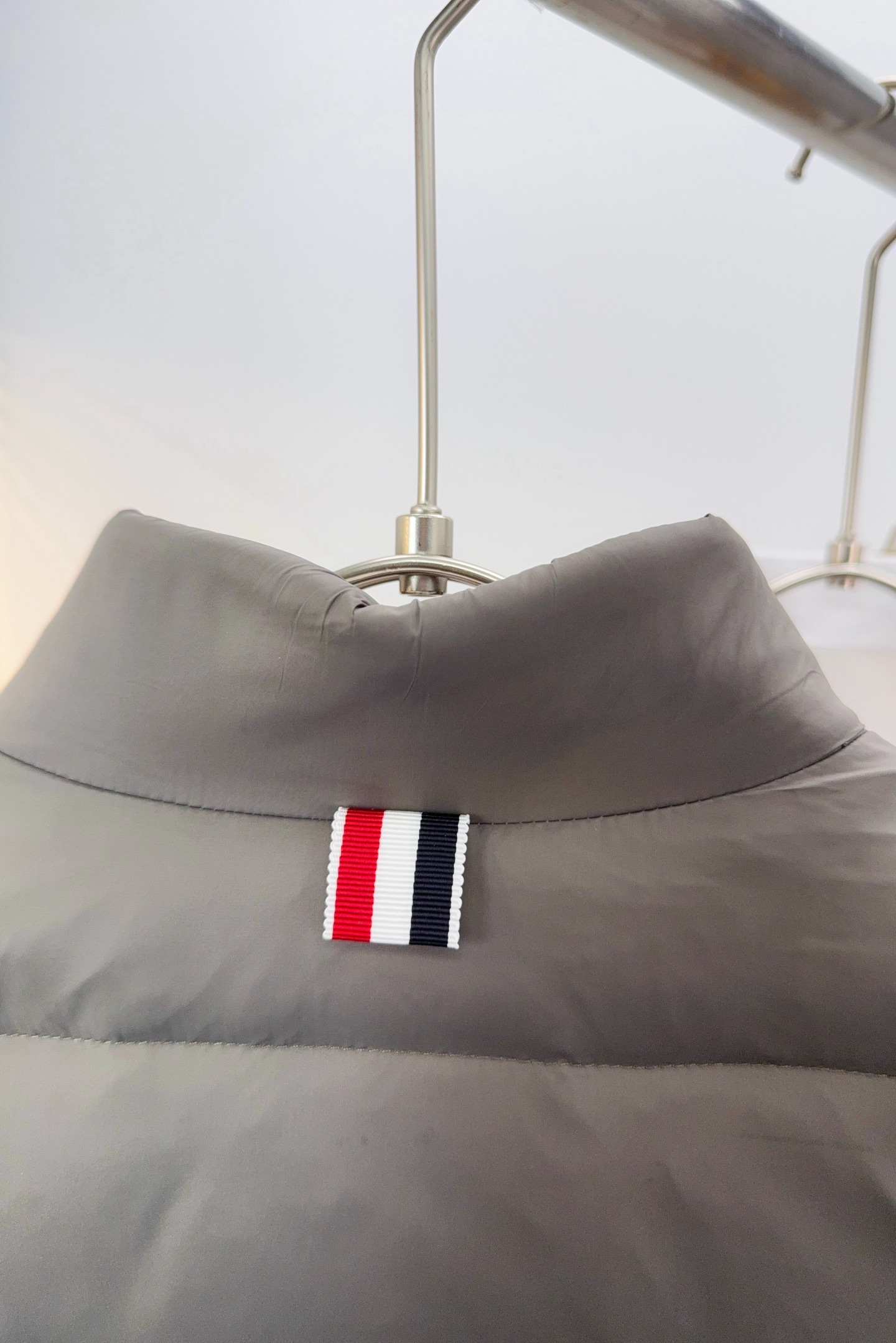 Thom Browne Vest White Duck Down Black S-234