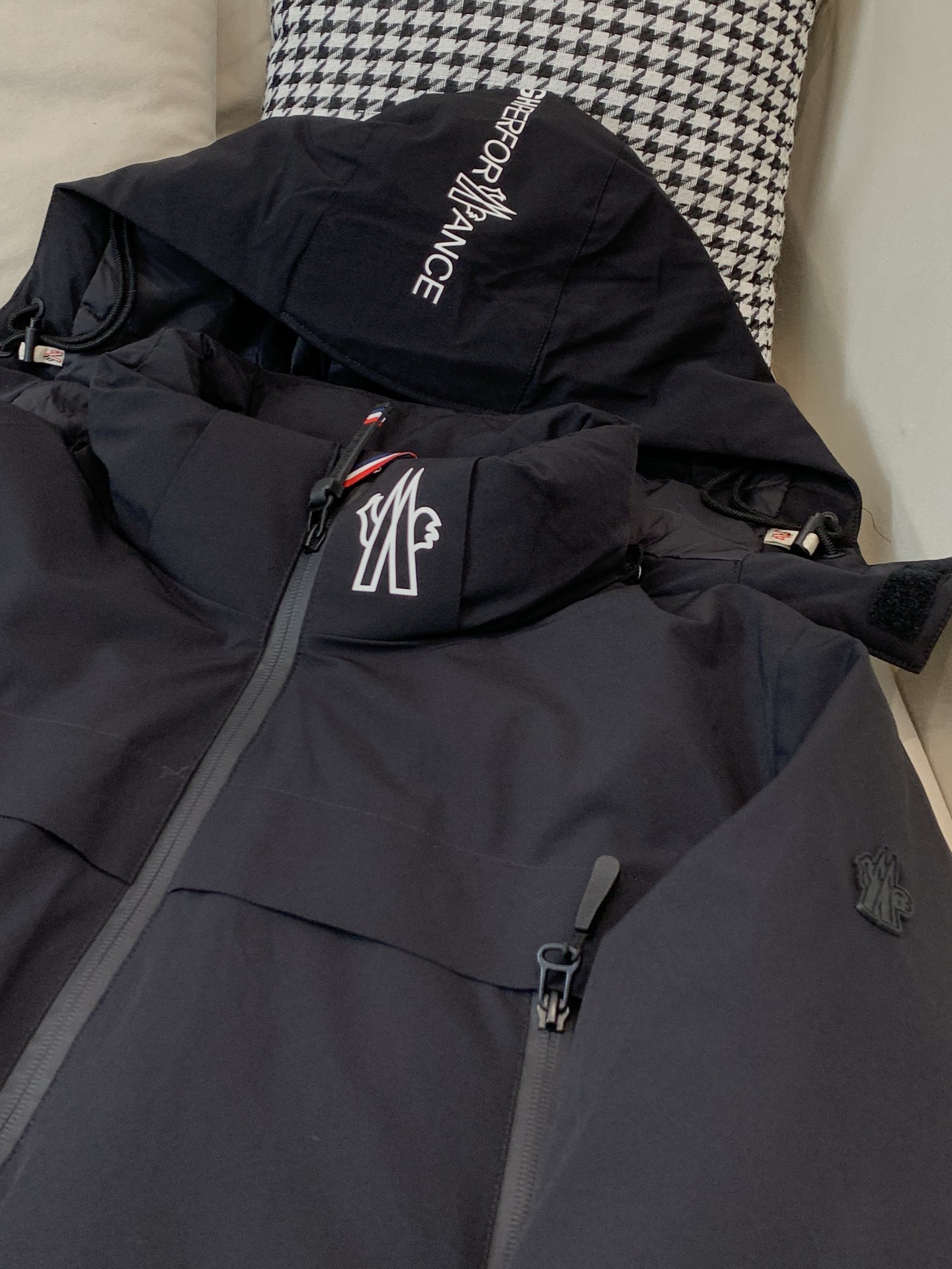 Moncler Male Down Jacket Goose Down Black Hooded S-m-l