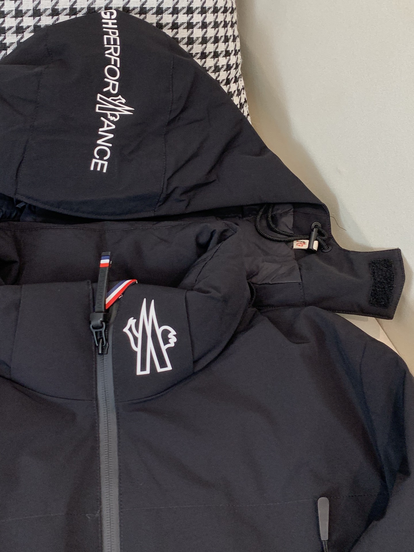 Moncler Male Down Jacket Goose Down Black Hooded S-m-l