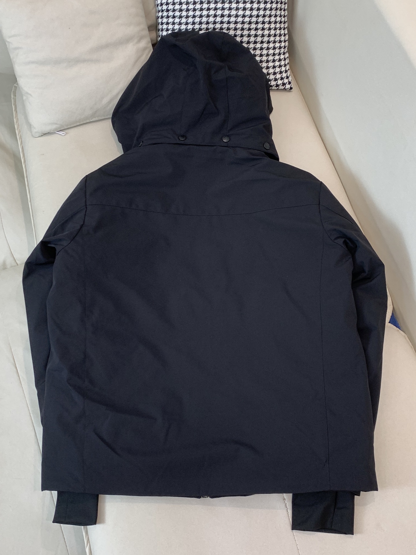 Moncler Male Down Jacket Goose Down Black Hooded S-m-l