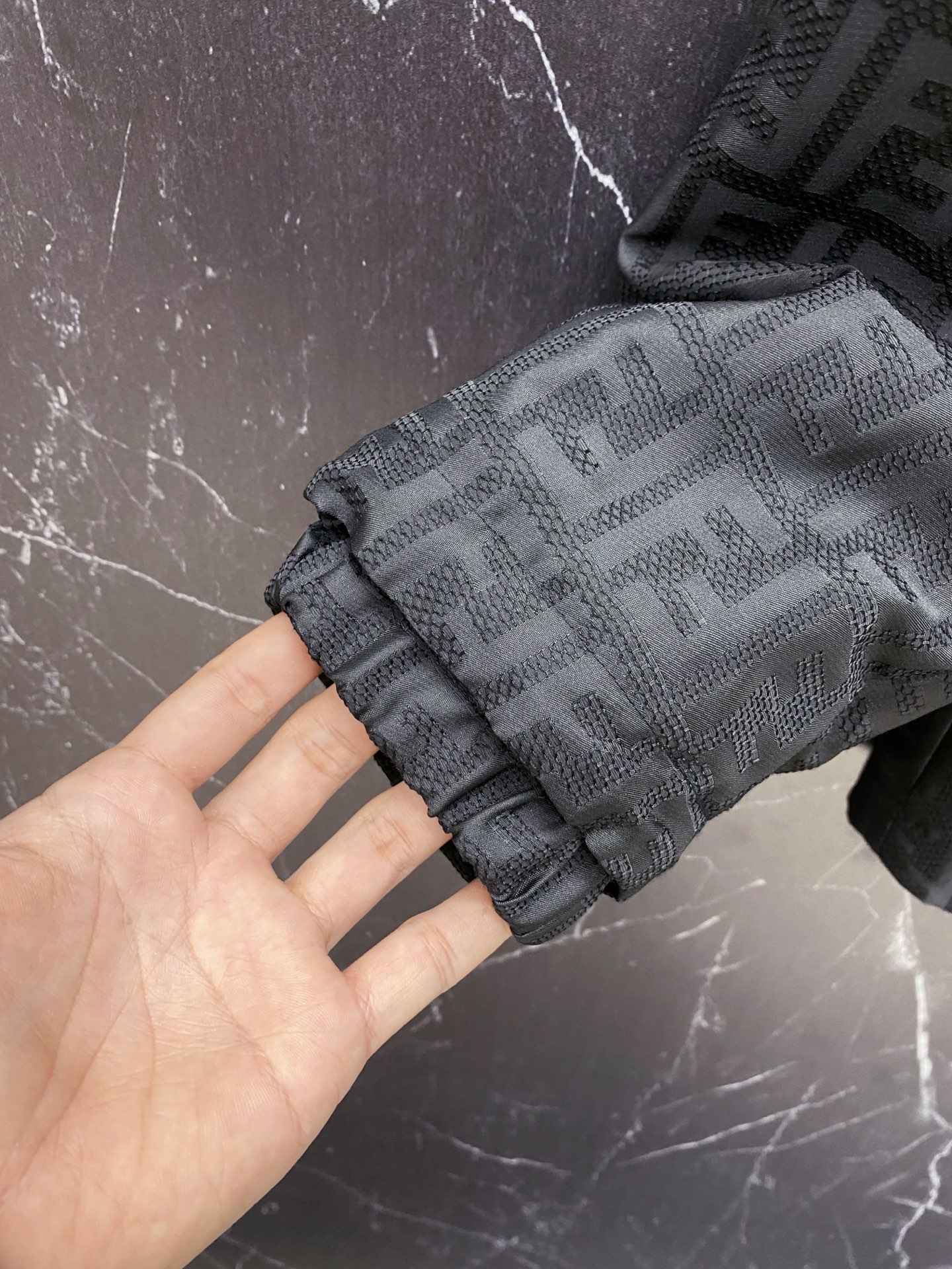 Fendi Jacket Black Hooded S