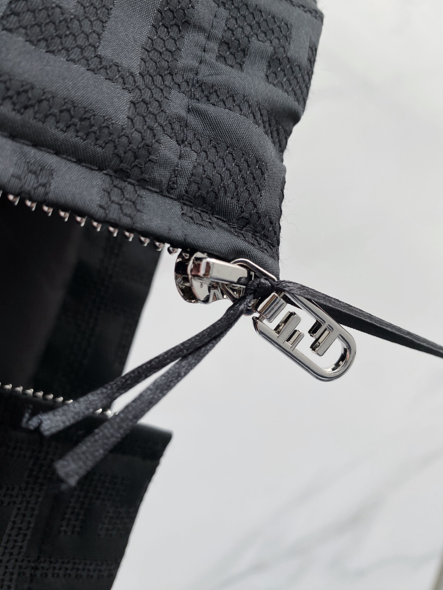 Fendi Jacket Black Hooded S