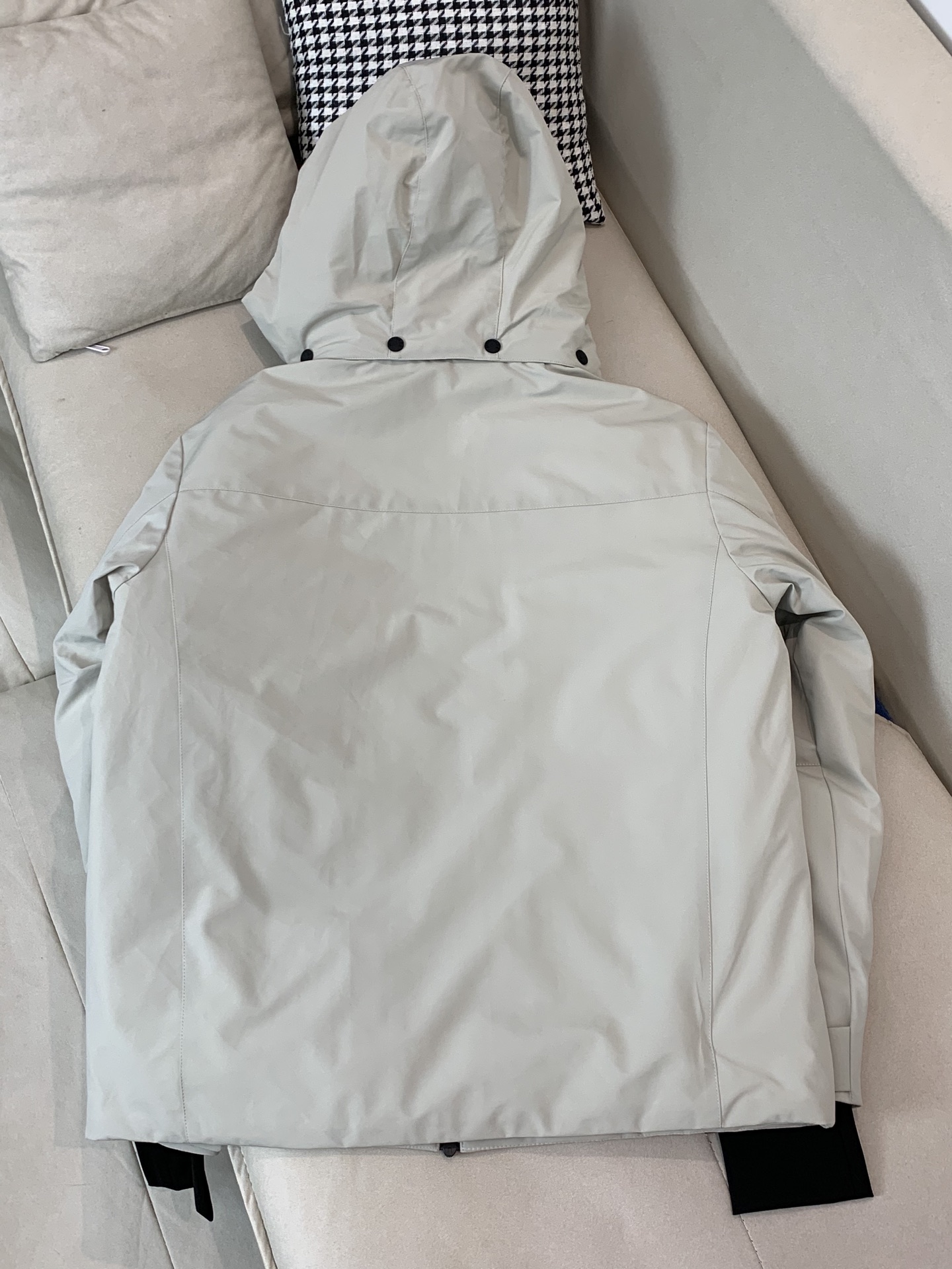 Moncler Male Down Jacket Goose Down Black Hooded S-m-l
