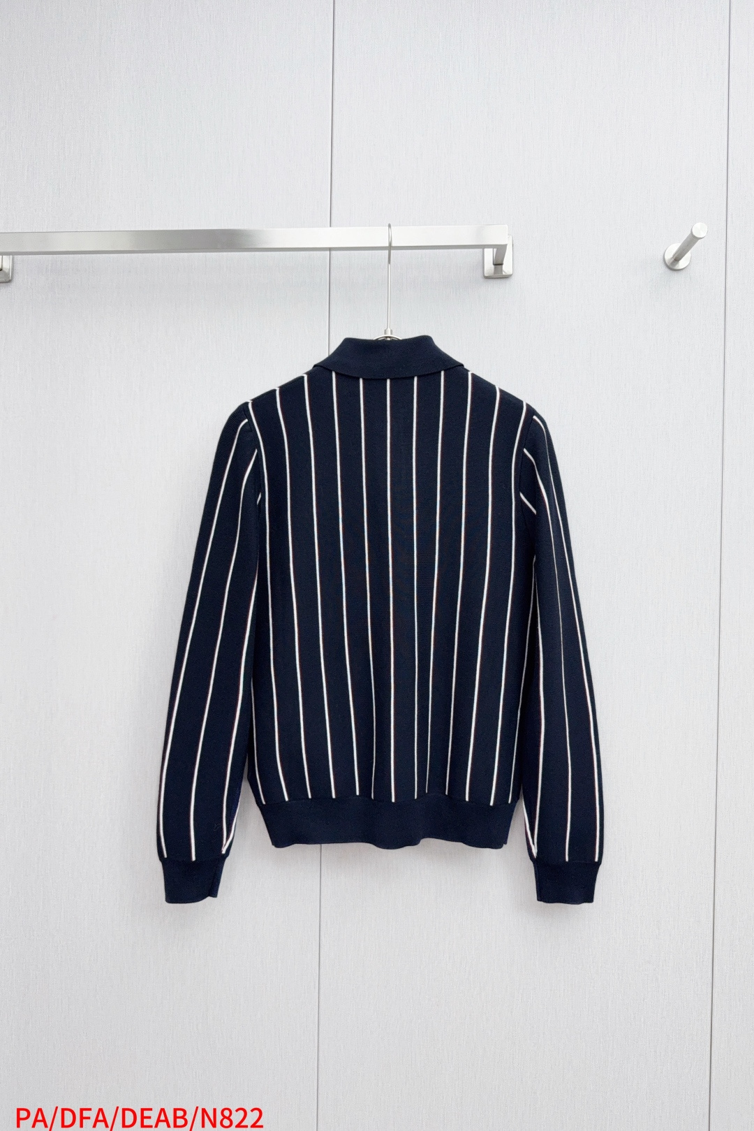 Prada Basic Clothing Cotton White Striped M-xl