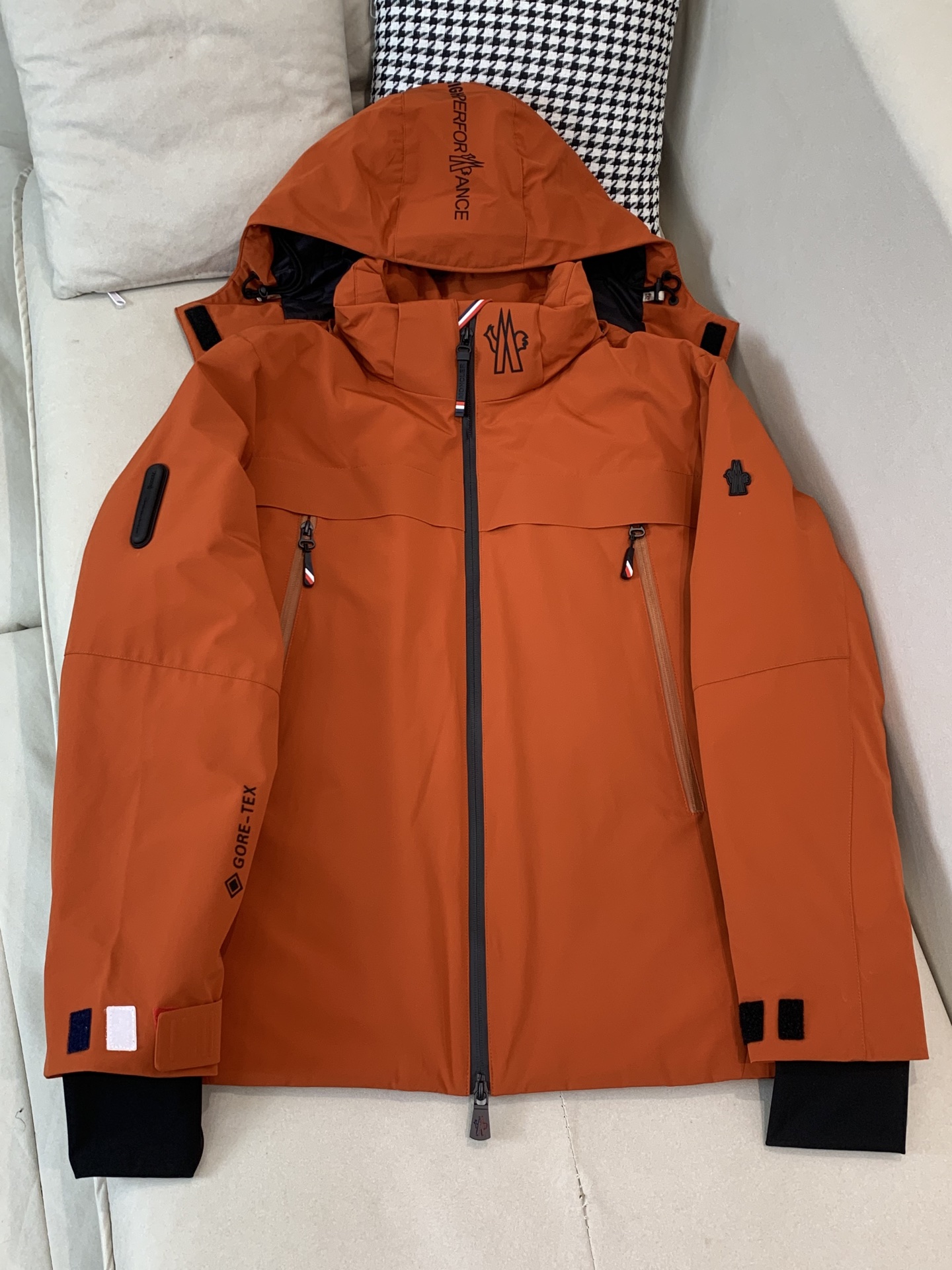 Moncler Male Down Jacket Goose Down Black Hooded S-m-l