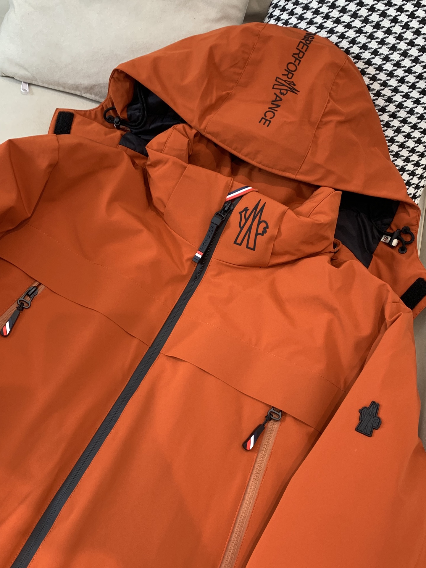 Moncler Male Down Jacket Goose Down Black Hooded S-m-l
