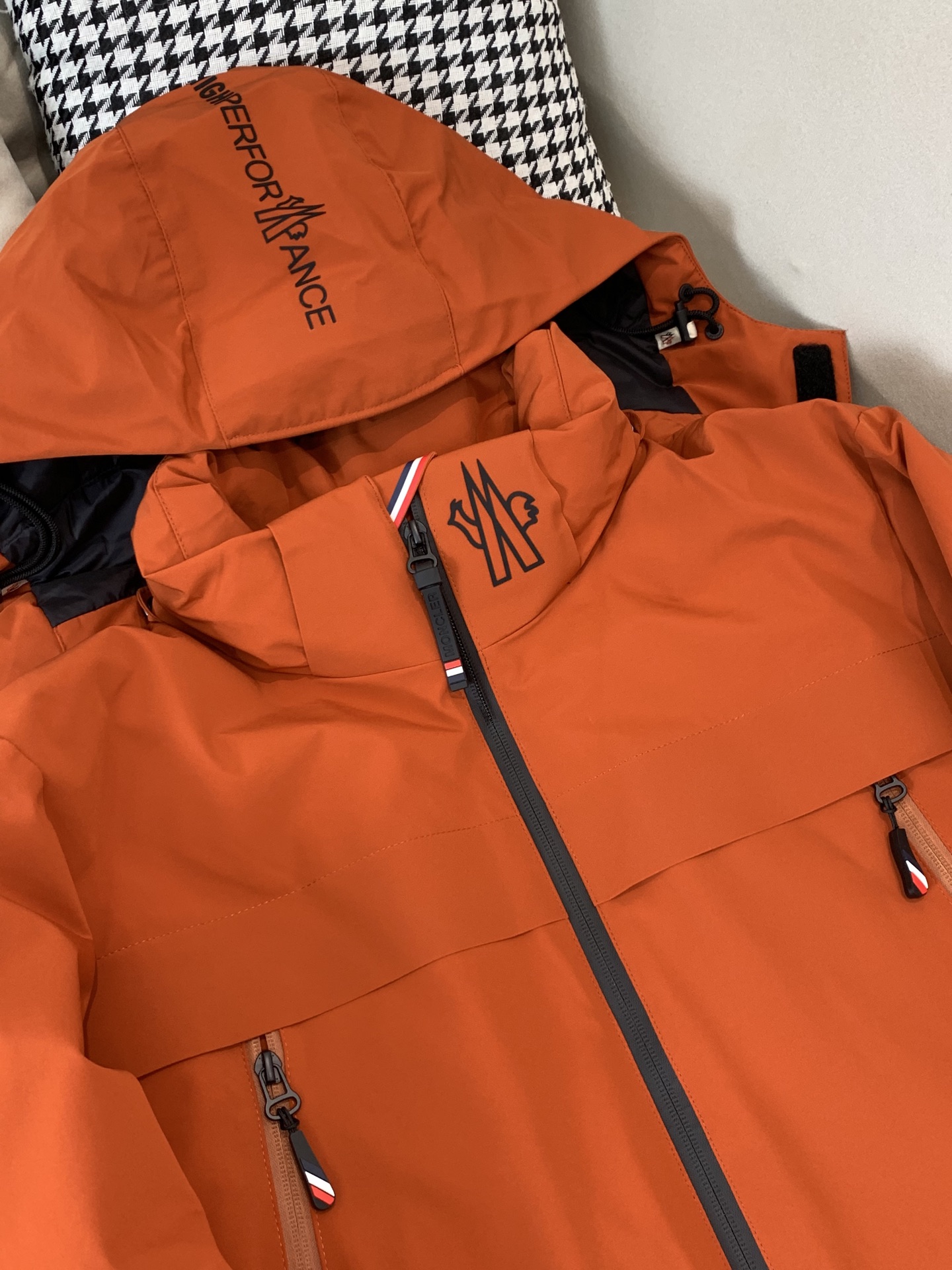 Moncler Male Down Jacket Goose Down Black Hooded S-m-l