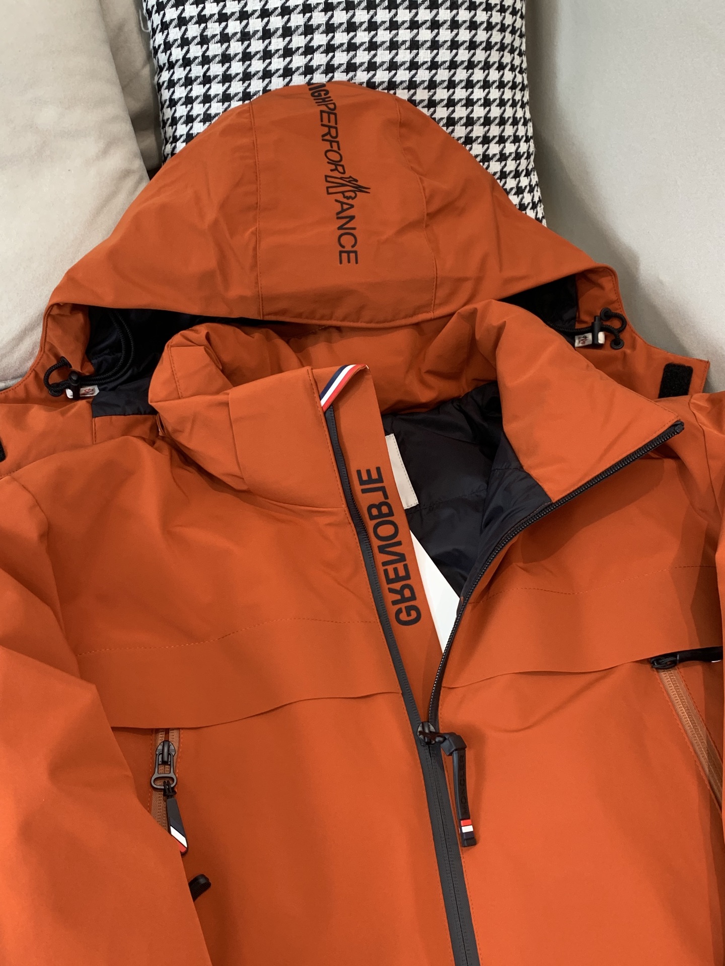 Moncler Male Down Jacket Goose Down Black Hooded S-m-l