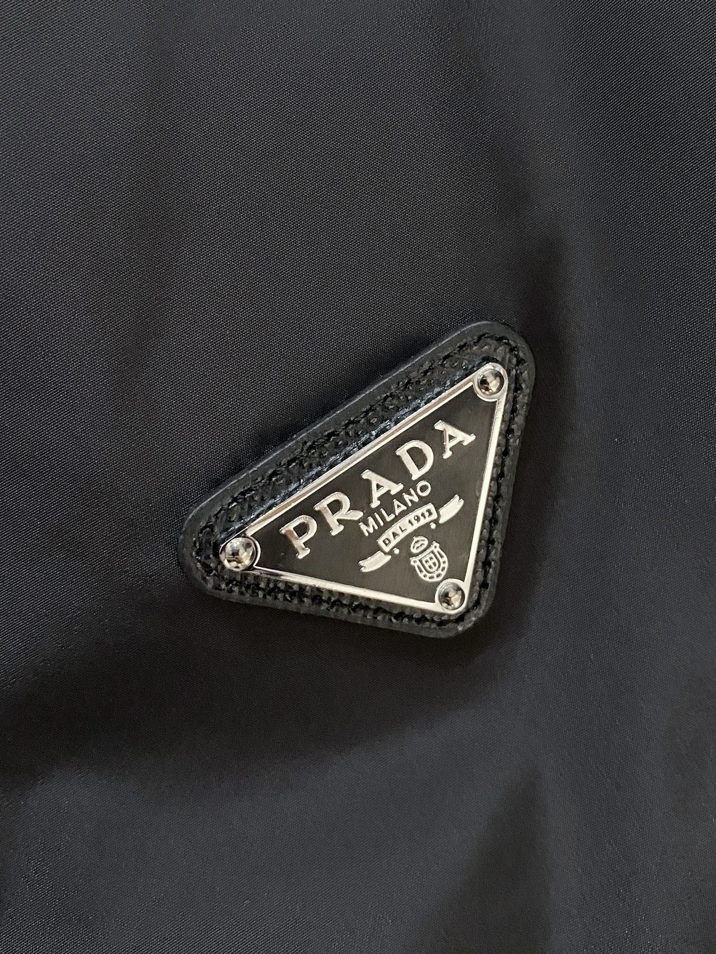 Prada Jacket Black Hooded S