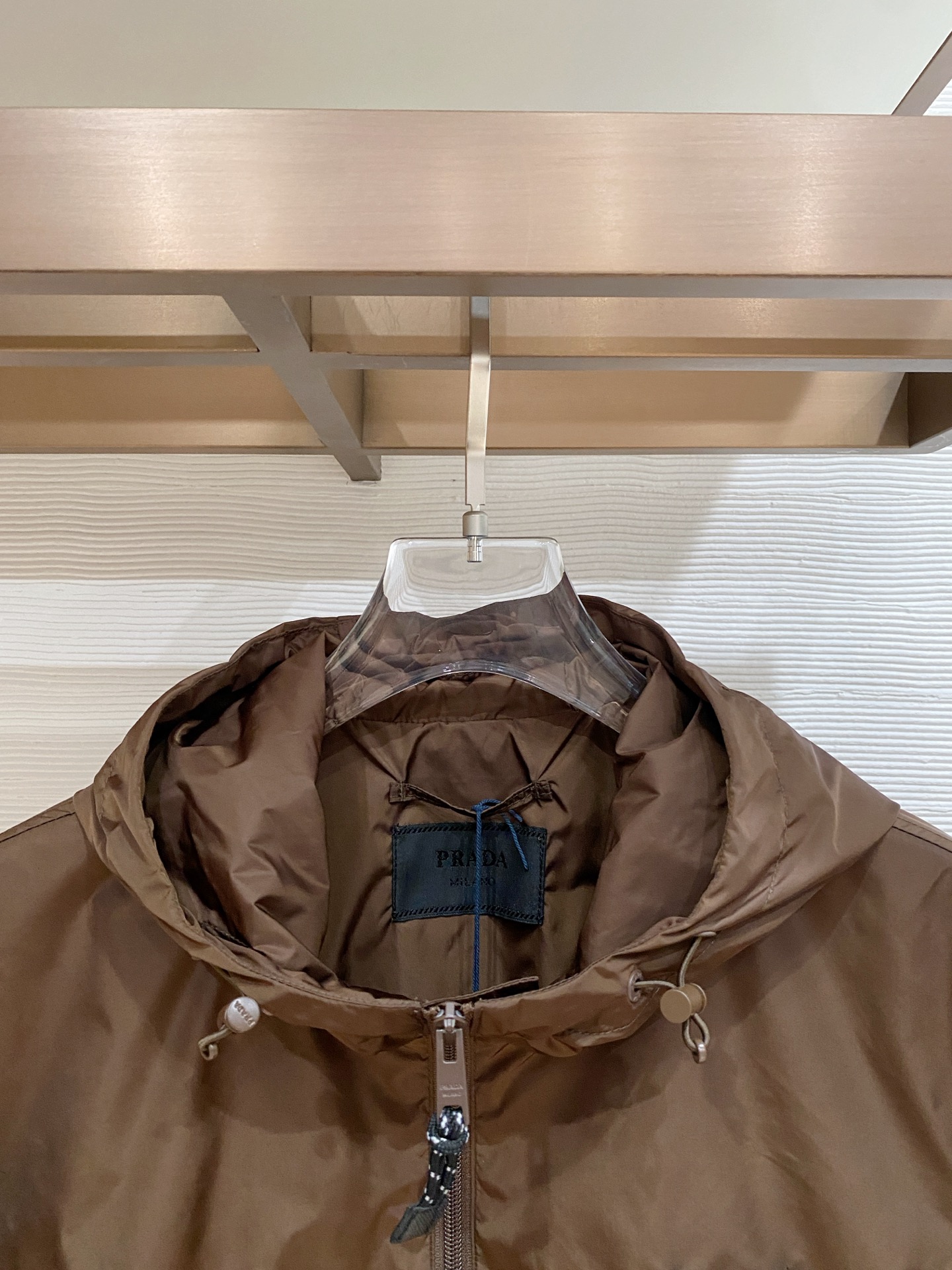 Prada Jacket Black Hooded S