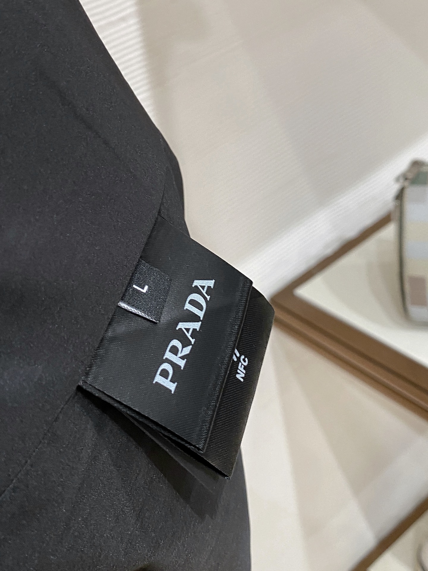 Prada Jacket Black Hooded S