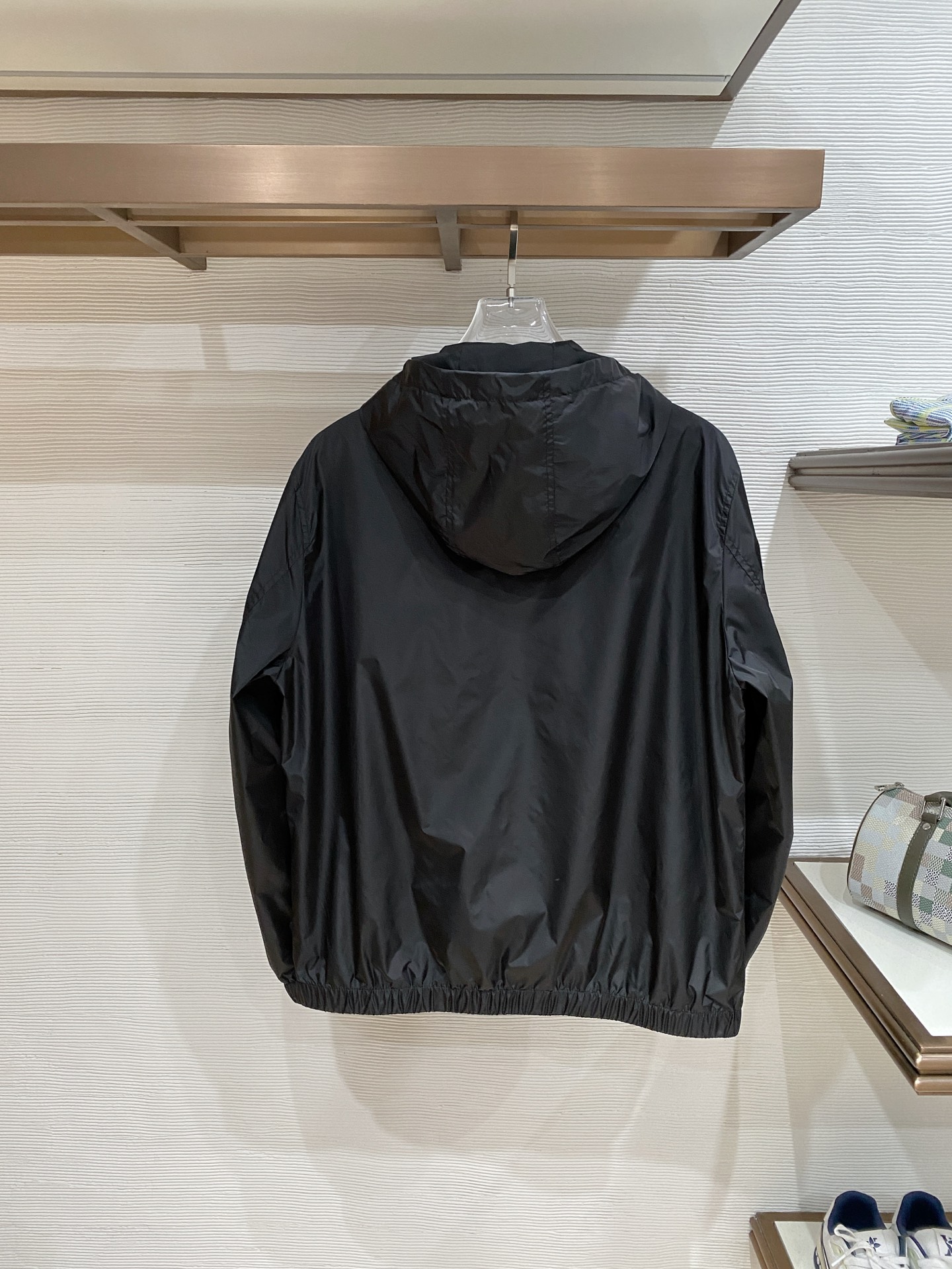 Prada Jacket Black Hooded S