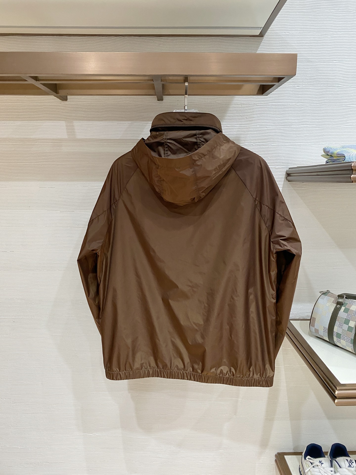 Prada Jacket Black Hooded S