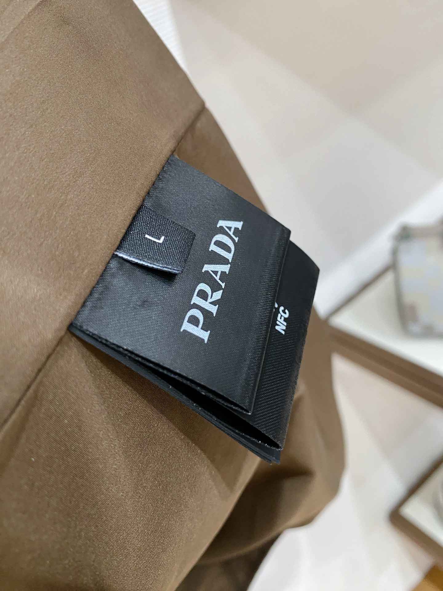 Prada Jacket Black Hooded S