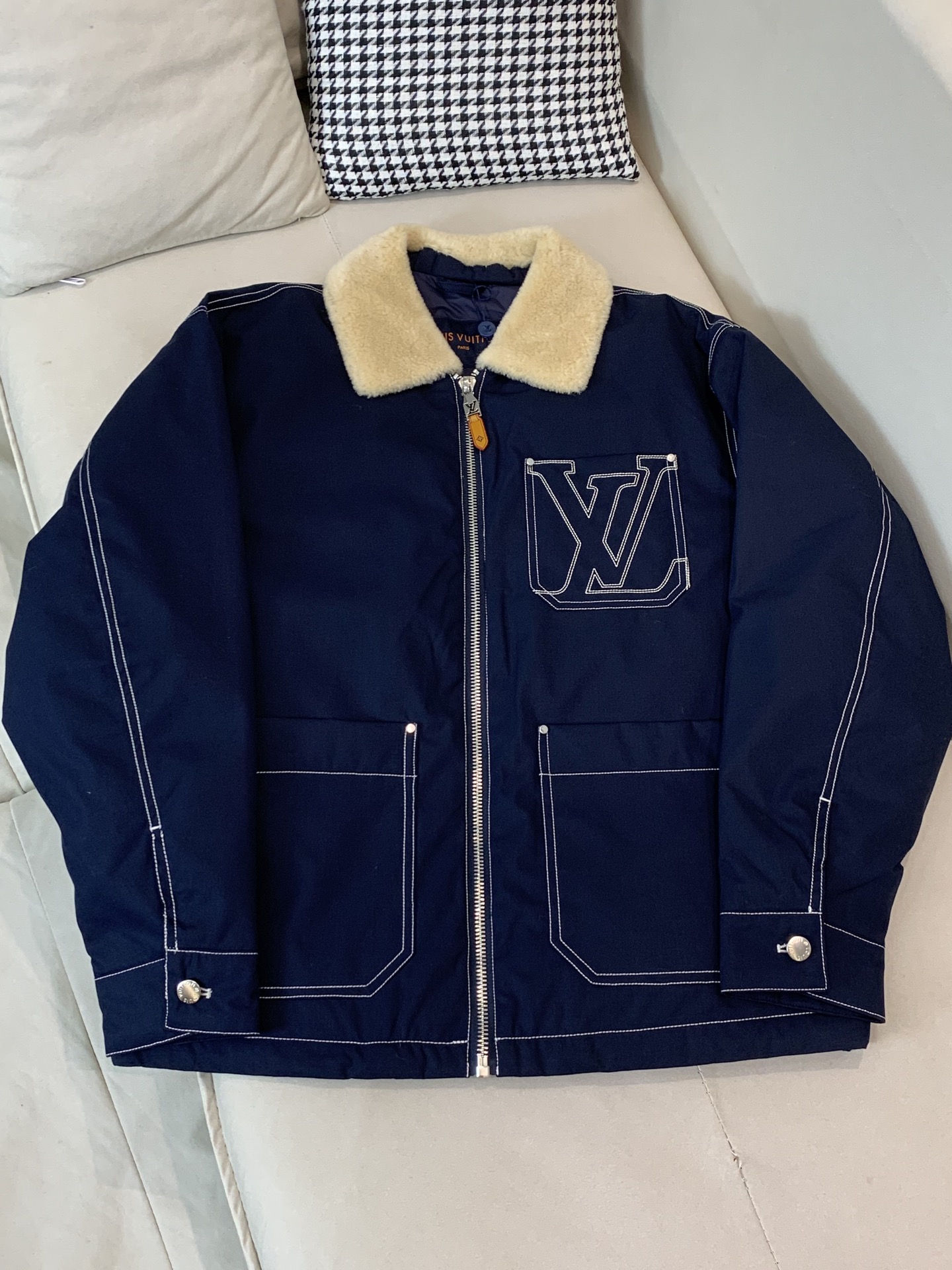 Louis Vuitton Basic Clothing Cotton Blue Loose Fit S-l