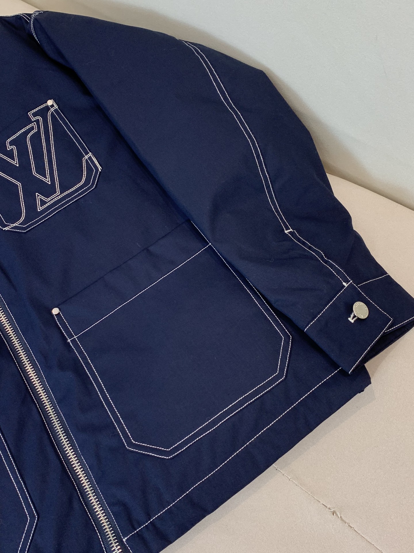 Louis Vuitton Basic Clothing Cotton Blue Loose Fit S-l