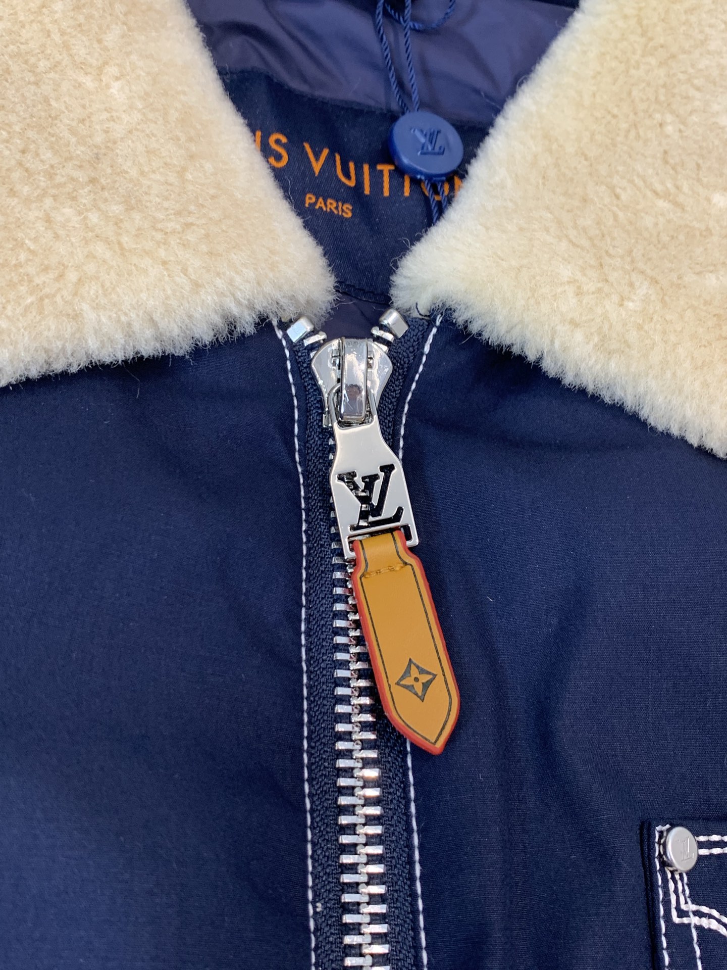 Louis Vuitton Basic Clothing Cotton Blue Loose Fit S-l