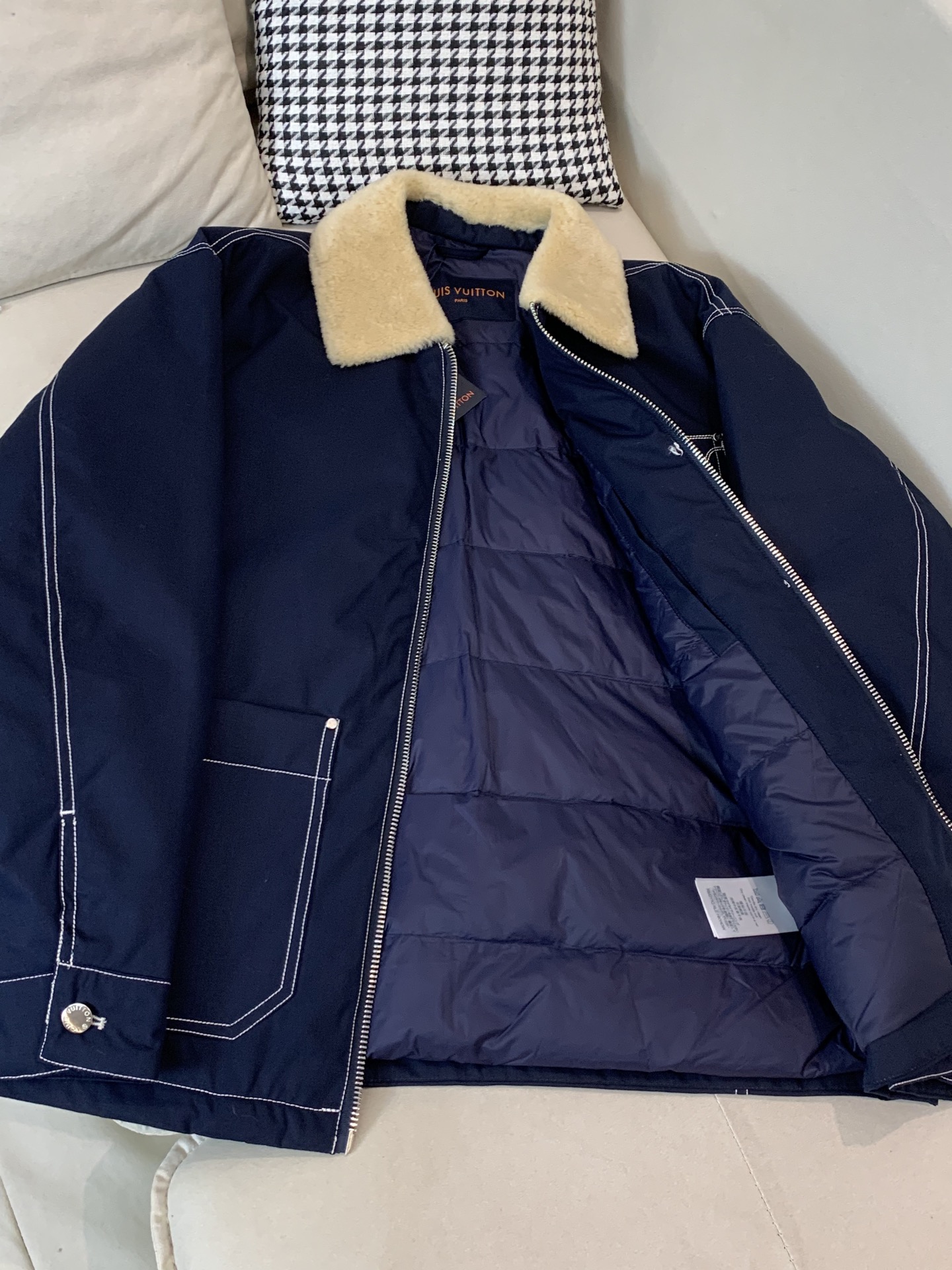 Louis Vuitton Basic Clothing Cotton Blue Loose Fit S-l