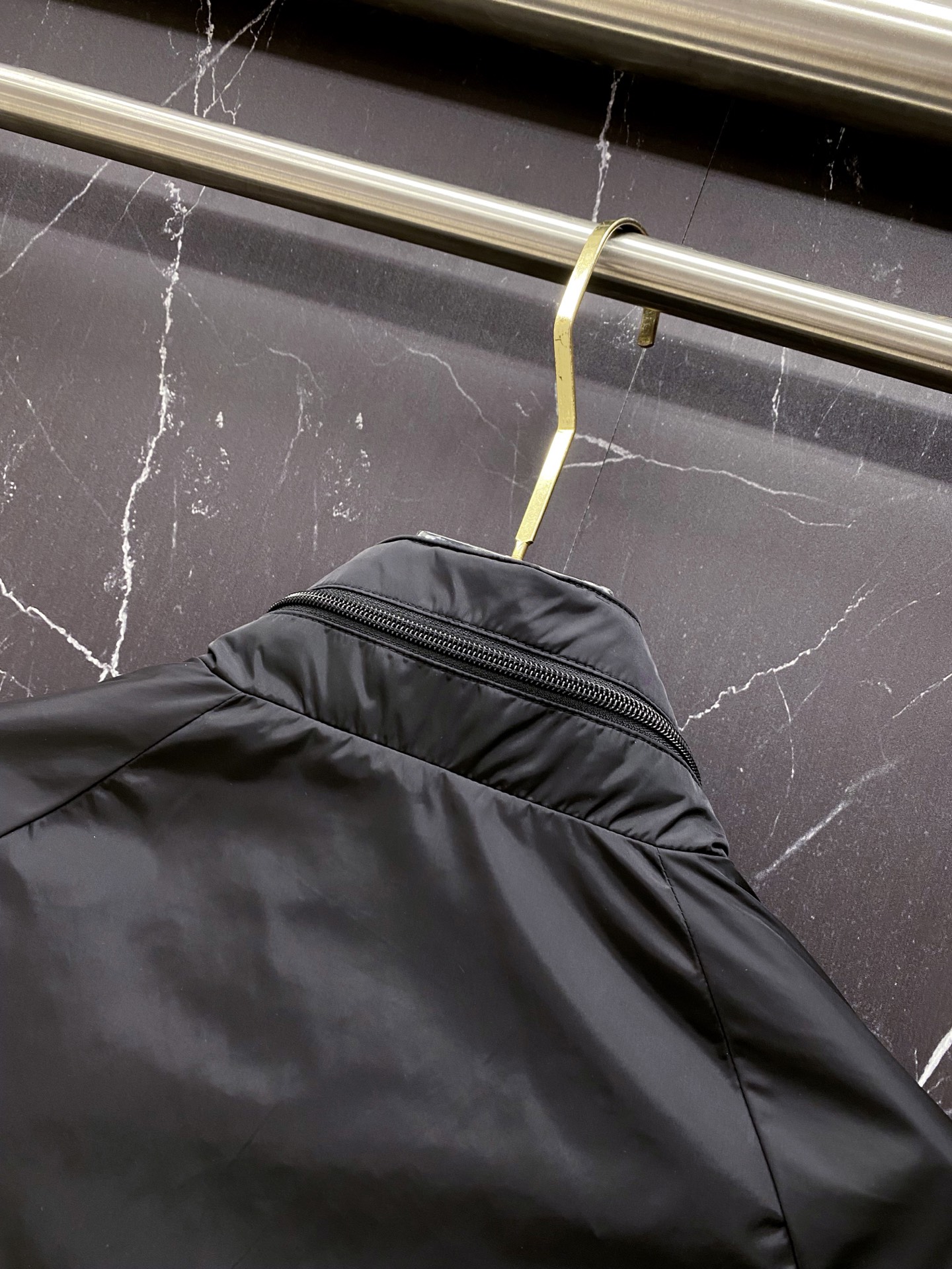 Prada Jacket Black Hooded S
