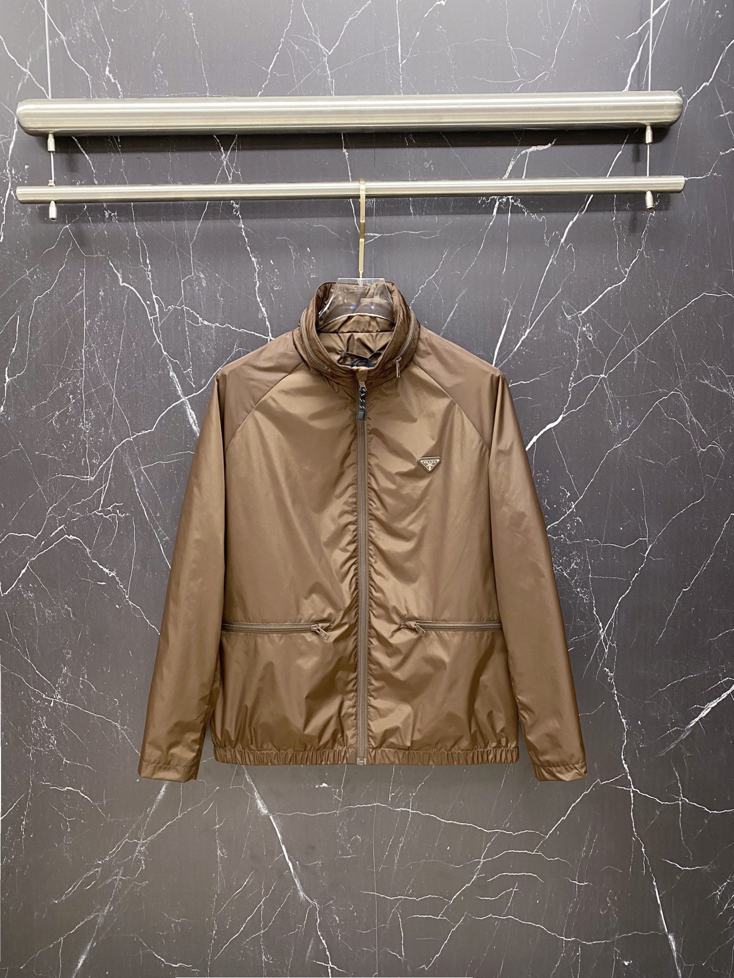 Prada Jacket Black Hooded S