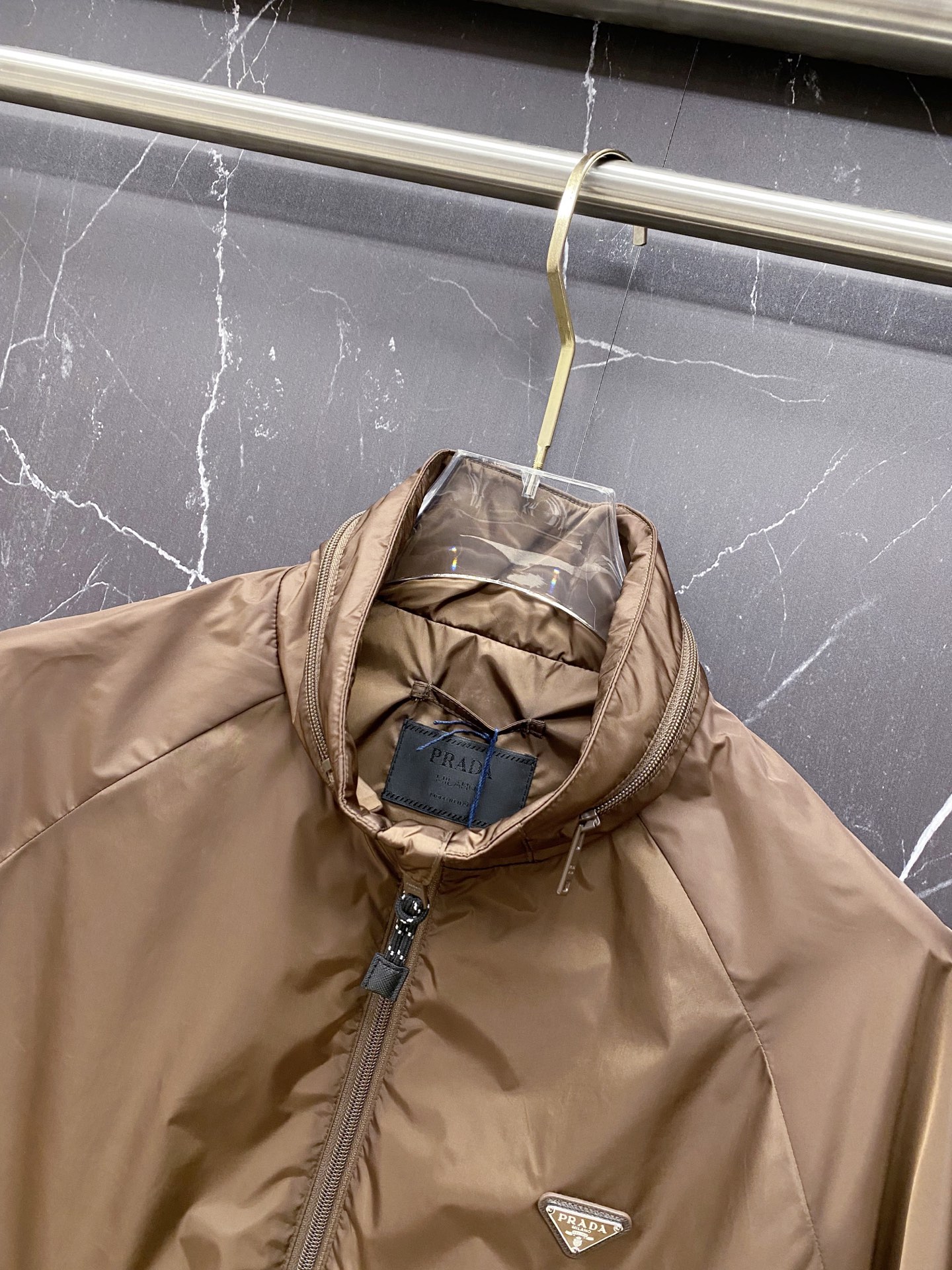 Prada Jacket Black Hooded S
