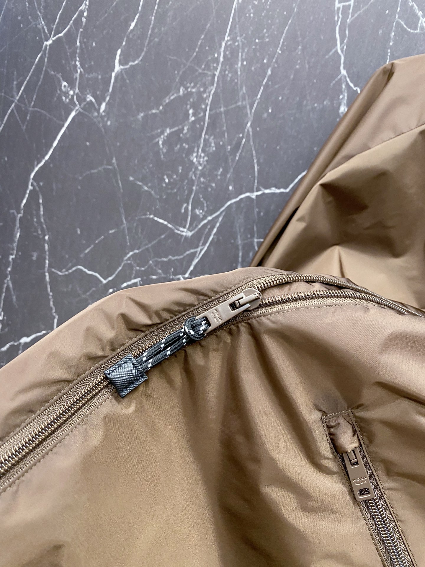 Prada Jacket Black Hooded S