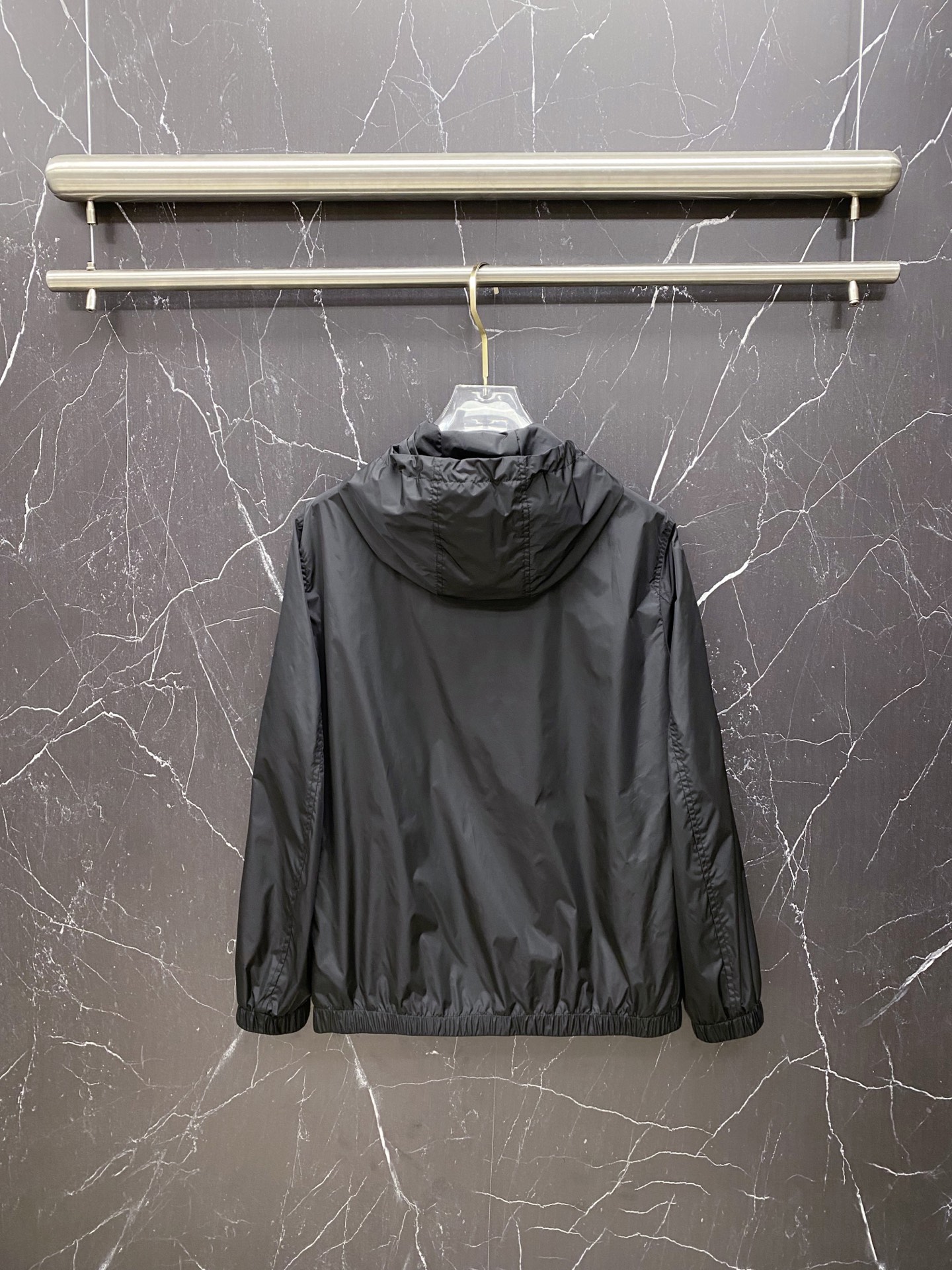 Prada Jacket Black Hooded S