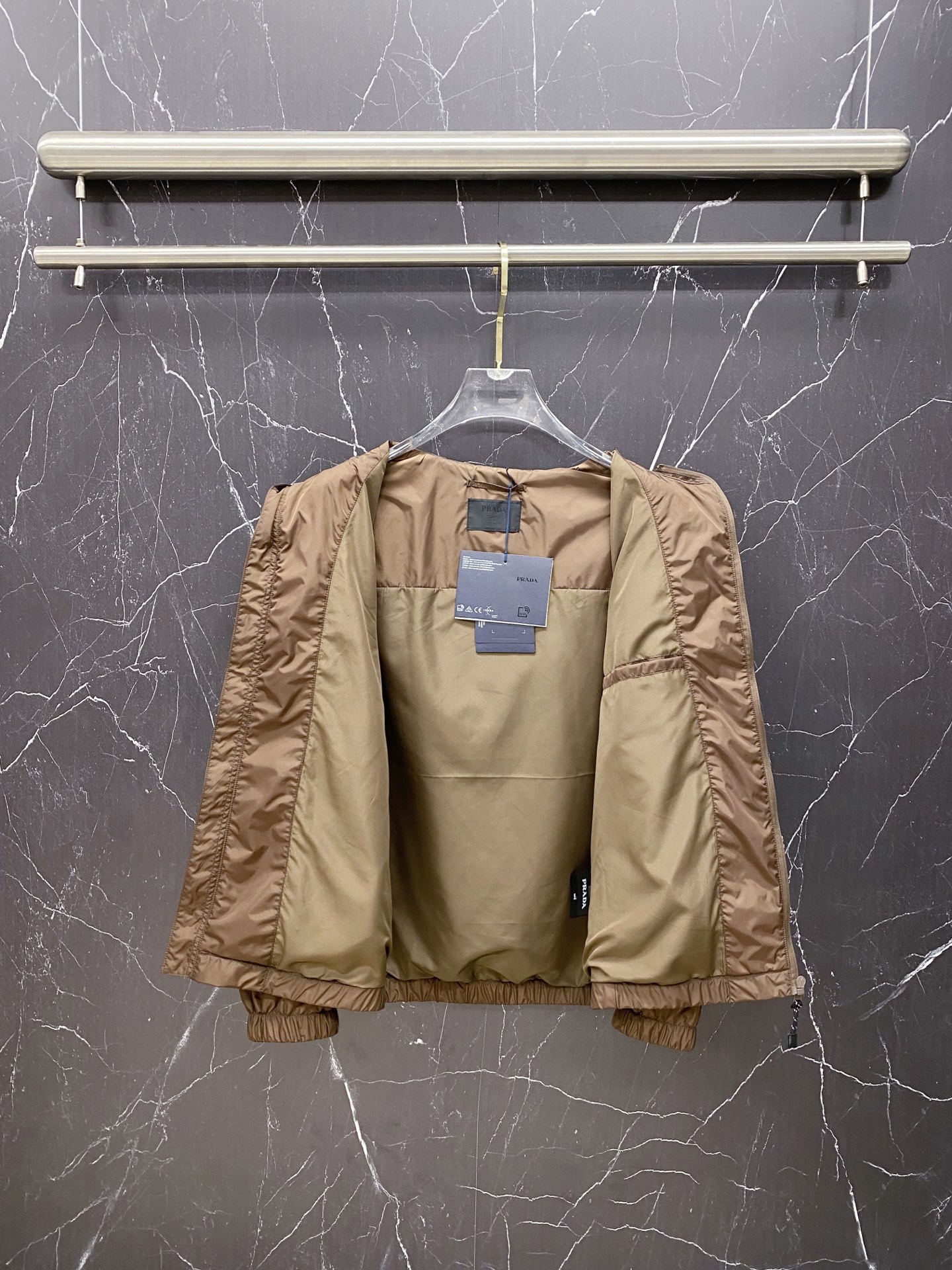 Prada Jacket Black Hooded S