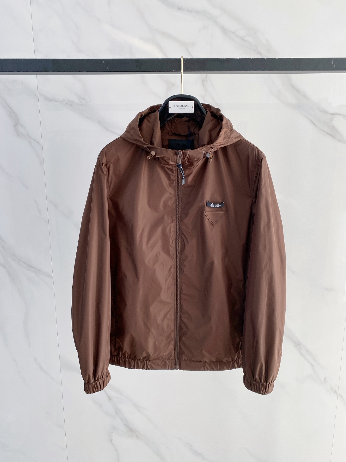 Prada Jacket Black Hooded S