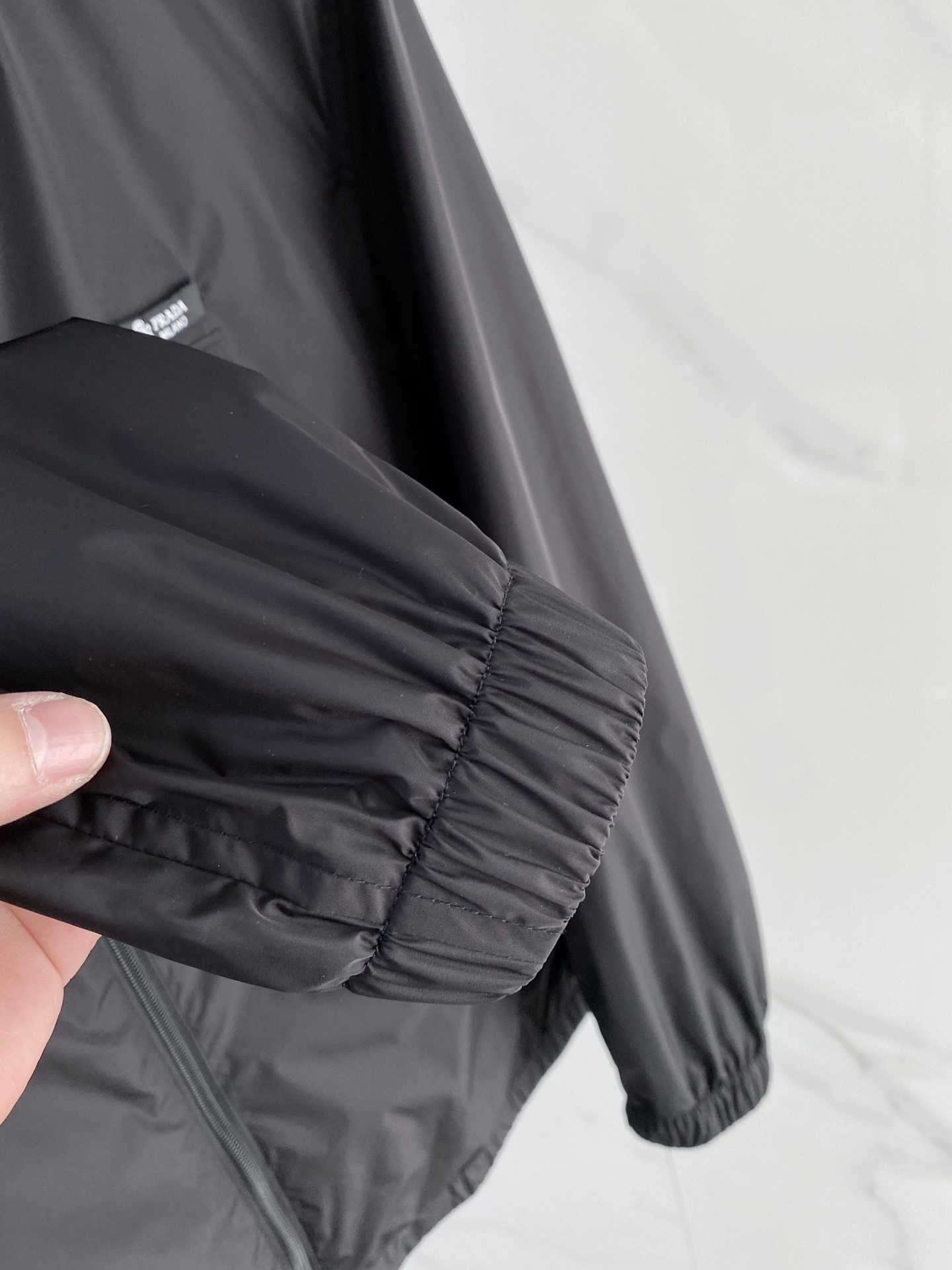 Prada Jacket Black Hooded S
