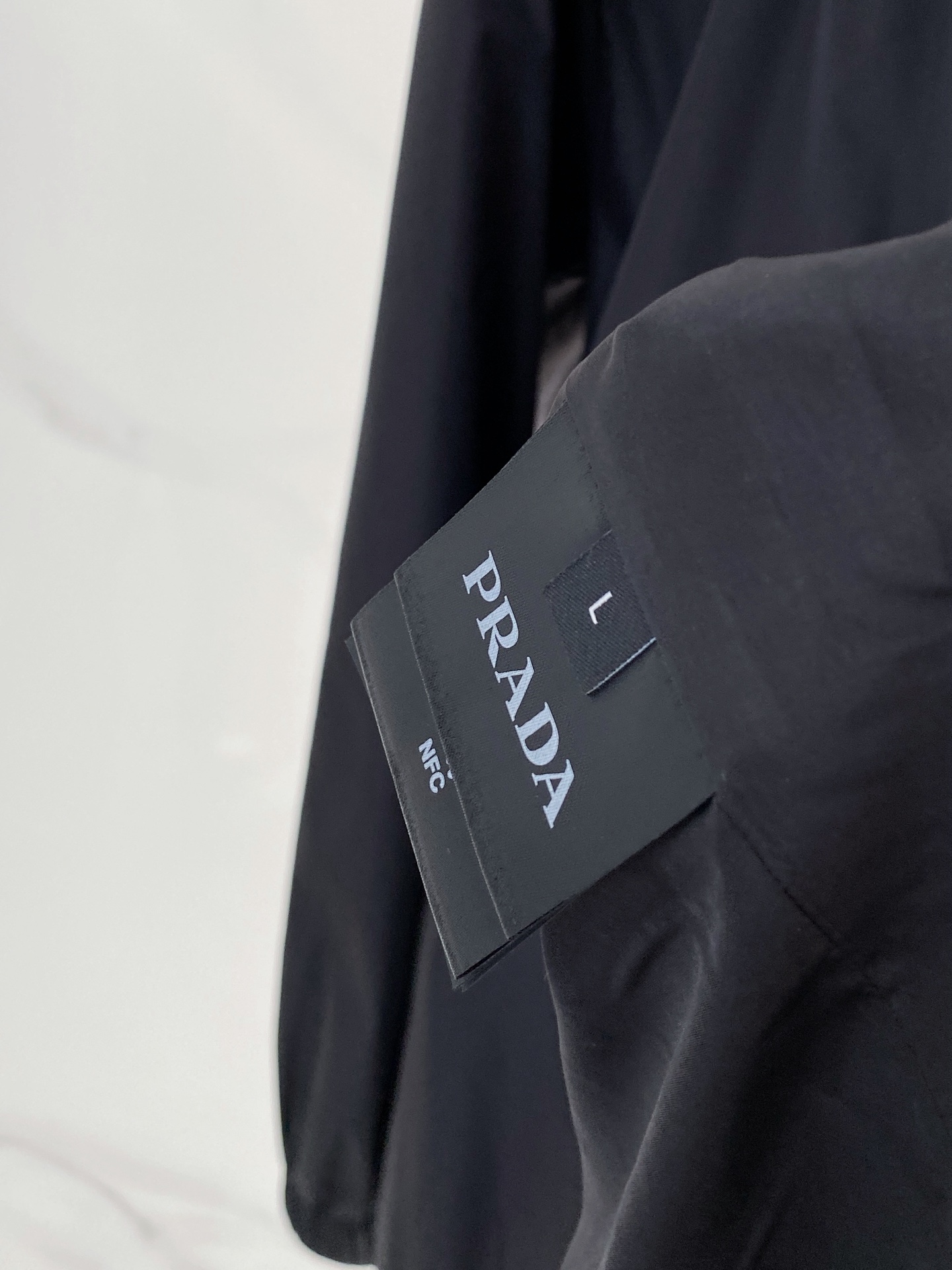 Prada Jacket Black Hooded S