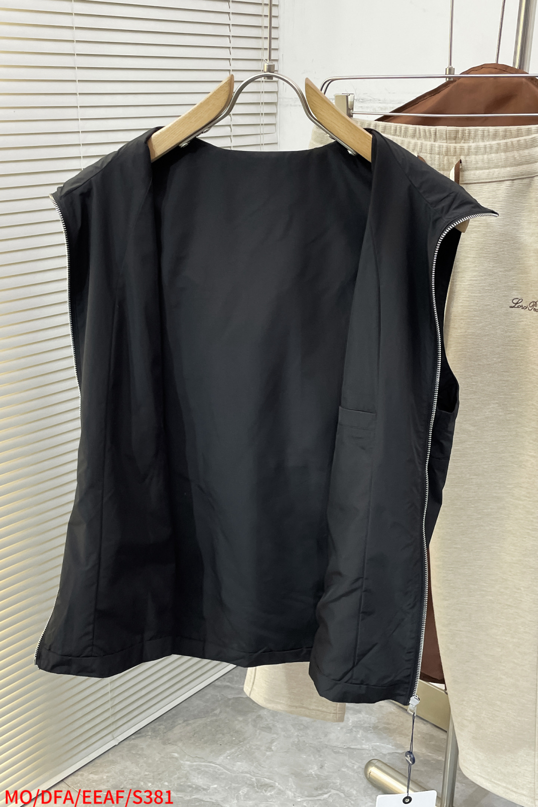 Moncler Vest Cotton Black S-m-l-xl