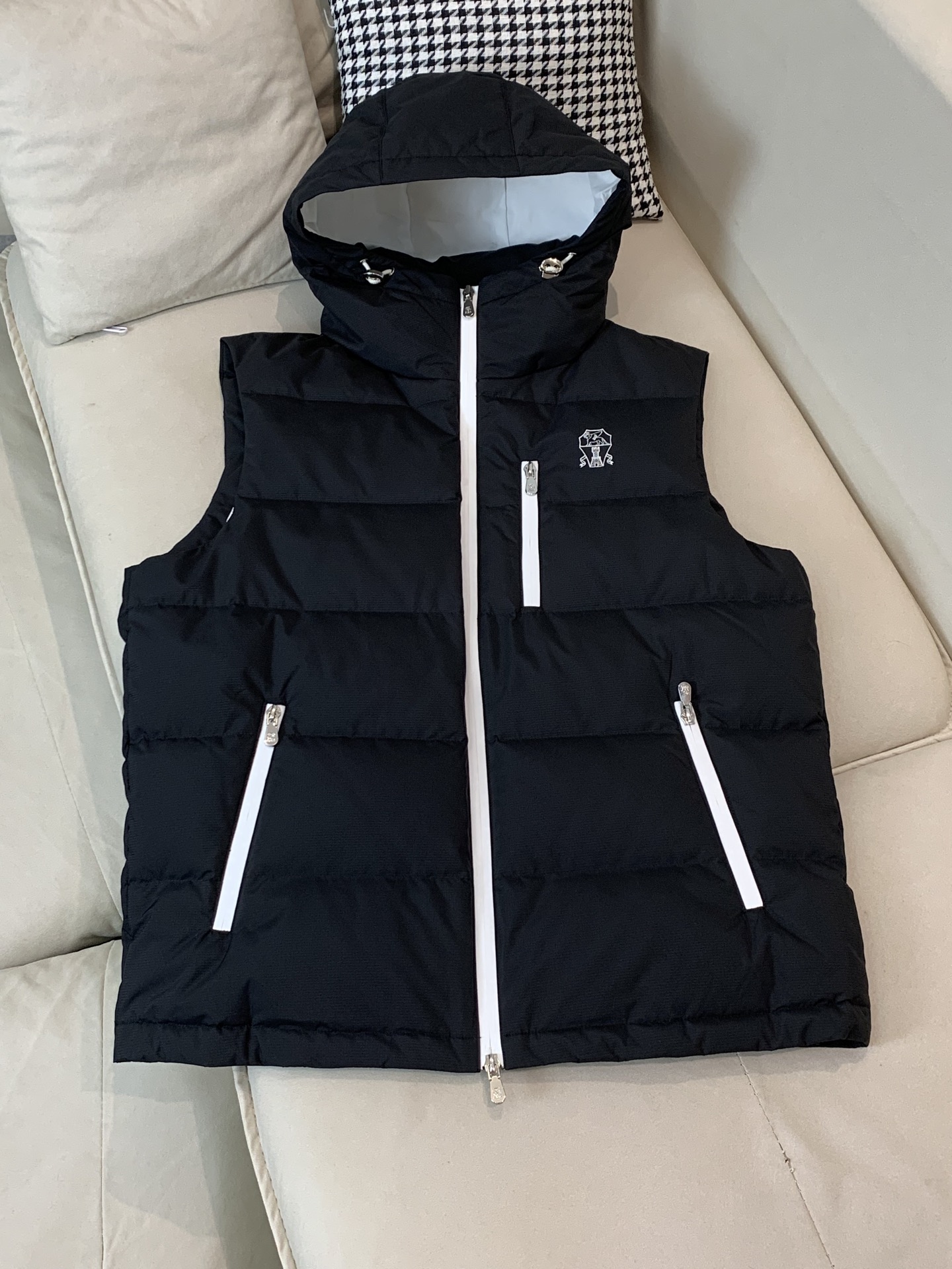 Tom Ford Male Down Vest Black M