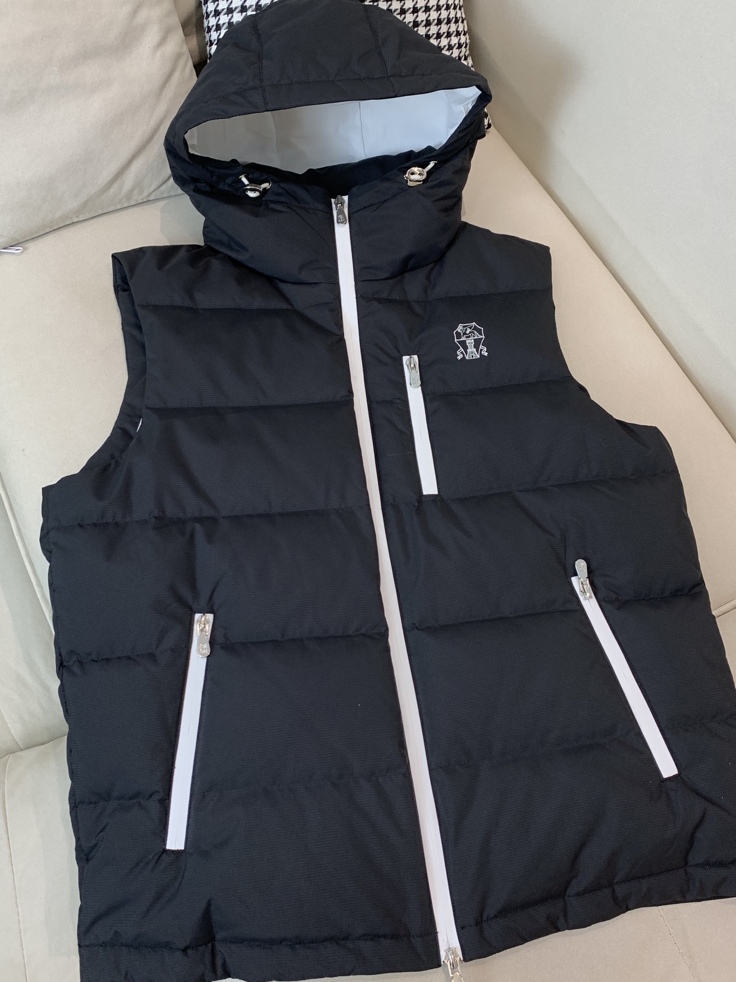 Tom Ford Male Down Vest Black M