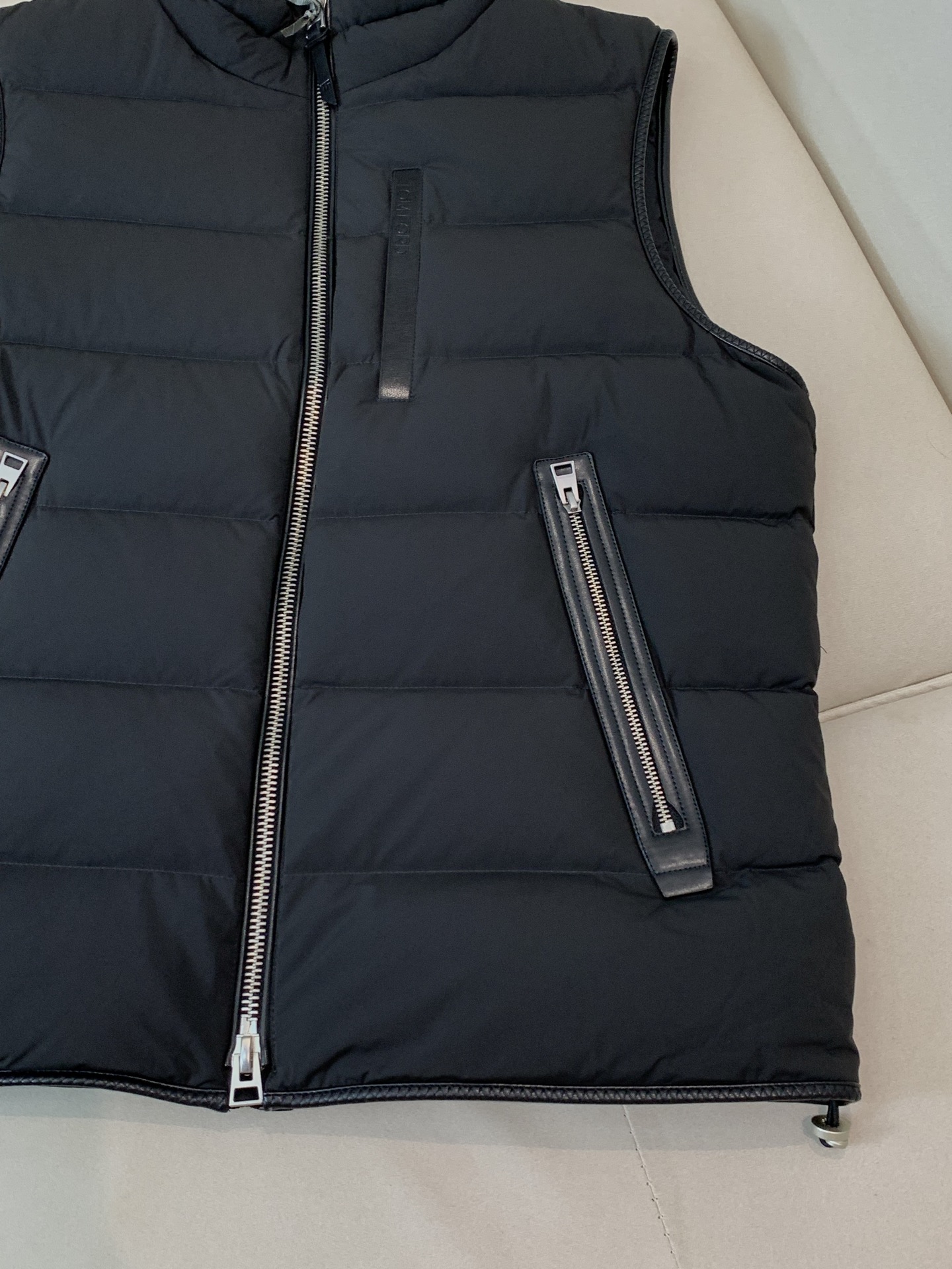 Tom Ford Male Down Vest Black M