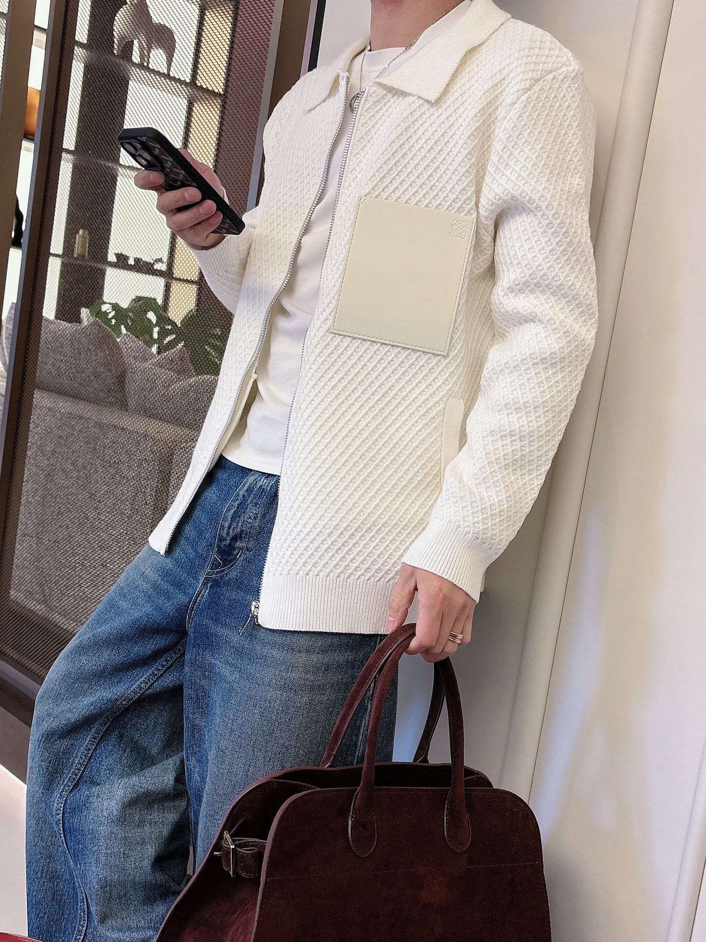 Loewe Basic Clothing Wool White S-m-l-xl-174145