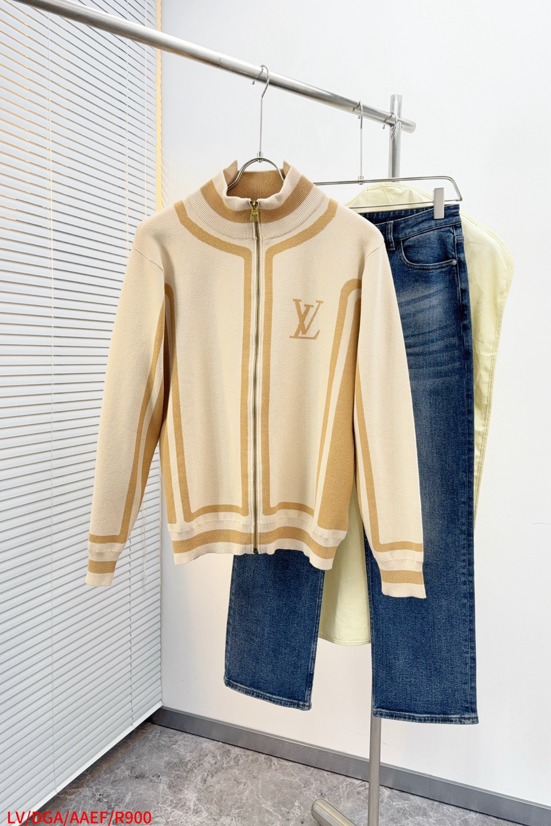 Louis Vuitton Male Jacket Wool Beige S-m-l-xl