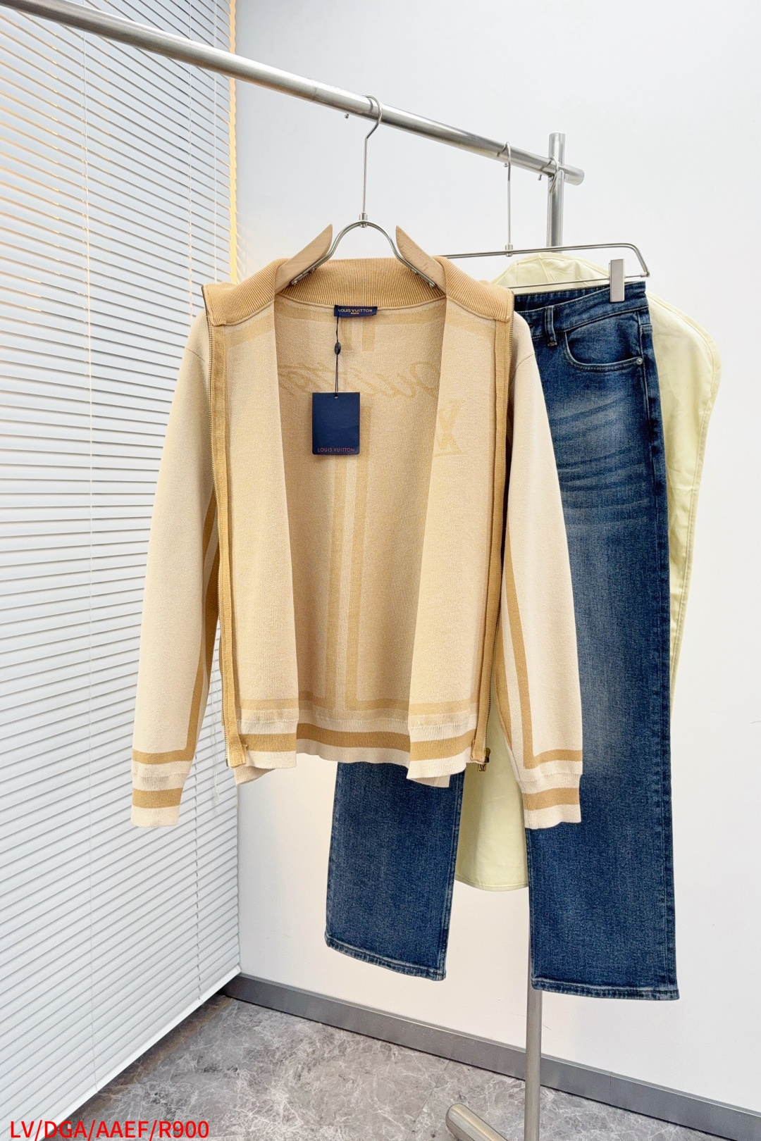 Louis Vuitton Male Jacket Wool Beige S-m-l-xl